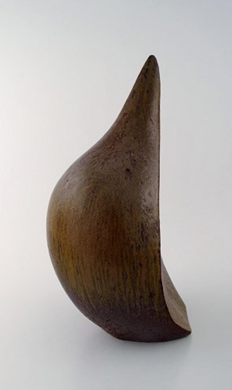 Scandinavian Ceramist, a Pair of Large Unique Sculptures in Ceramics 1