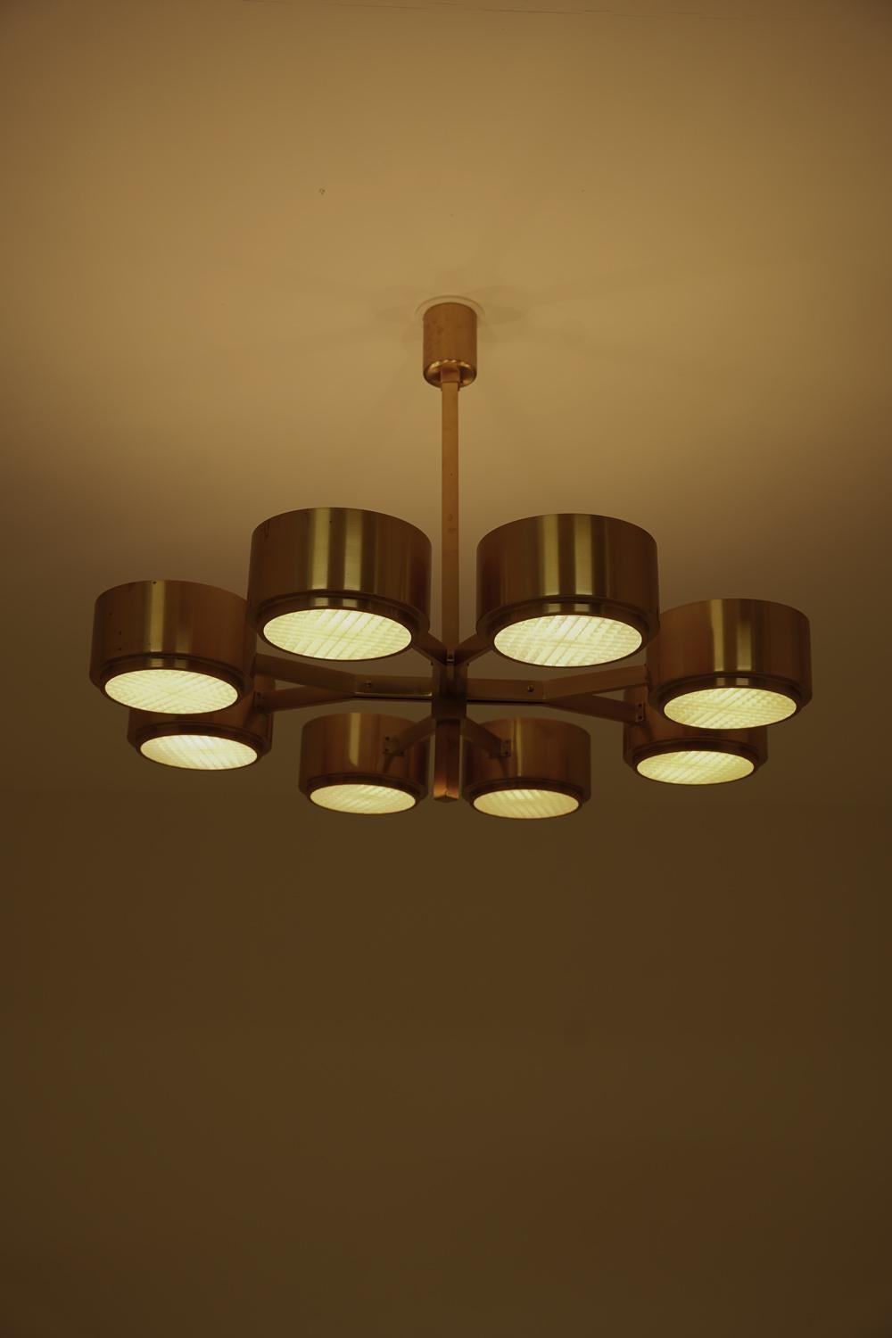 Scandinavian Chandelier by Hans-Agne Jakobsson Model T 493/8 For Sale 5