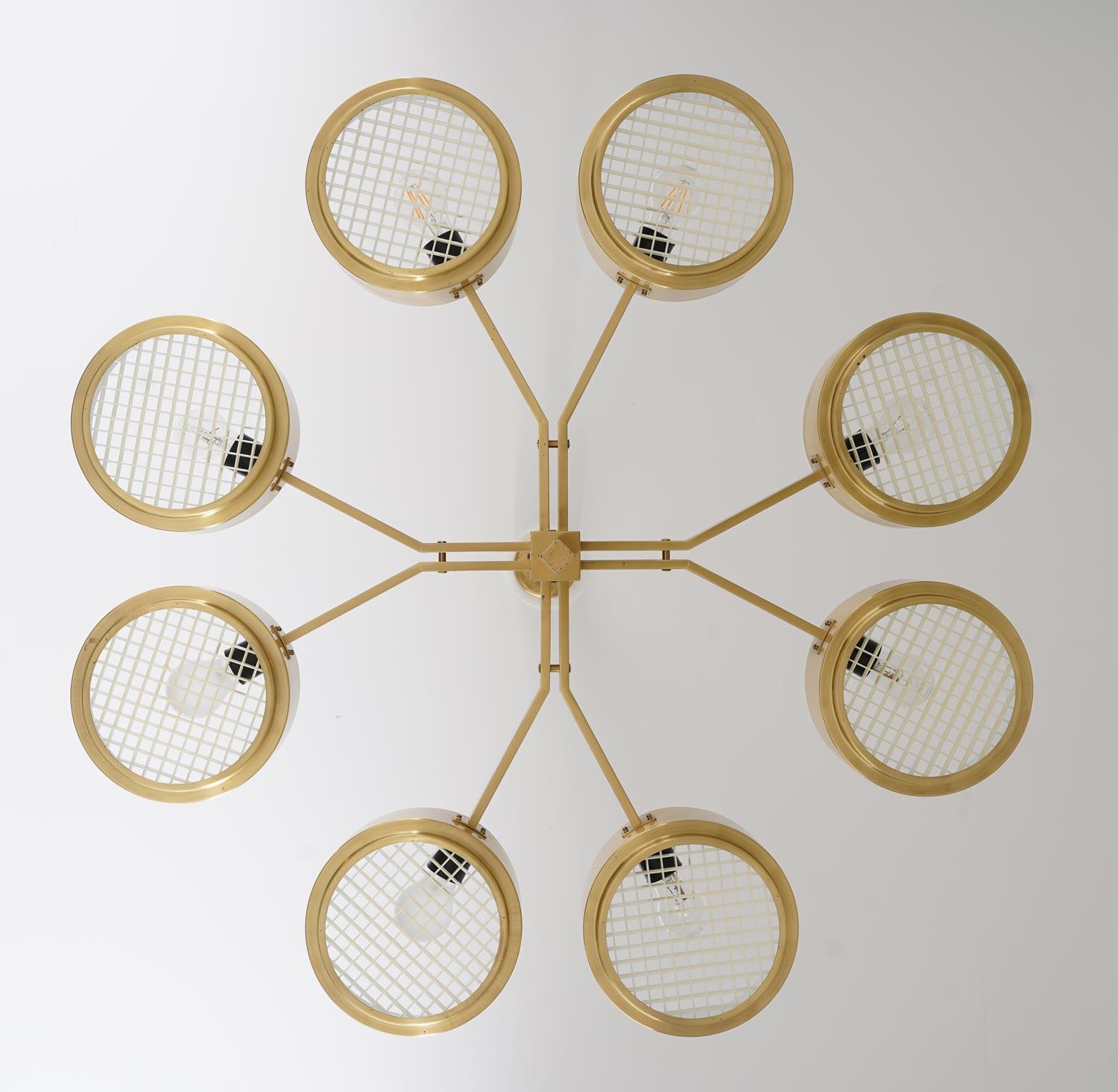 Swedish Scandinavian Chandelier by Hans-Agne Jakobsson Model T 493/8 For Sale