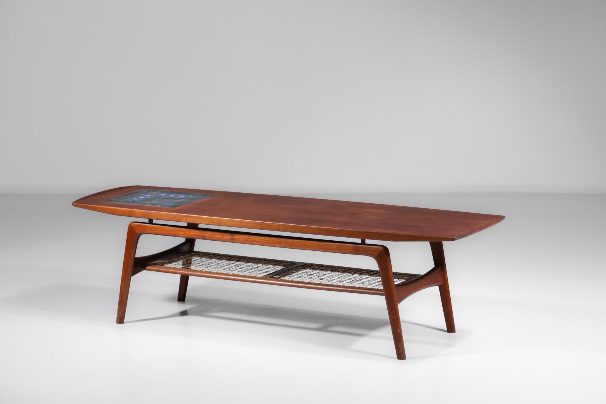 Scandinavian Coffee Table by Arne Hovmand Olsen for Mogens Kold Danish Design 7