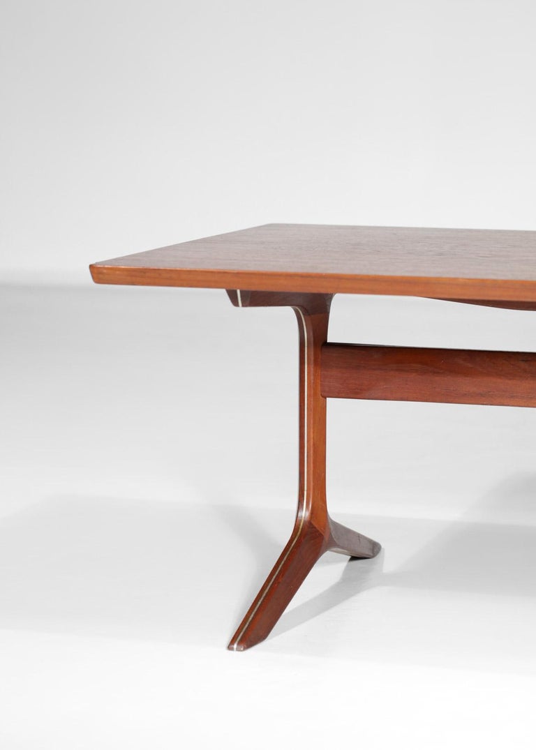 Mid-Century Modern Scandinavian Coffee Table by Designers Peter Hvidt and Orla Molgard Danish For Sale