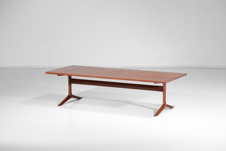 Scandinavian Coffee Table by Designers Peter Hvidt and Orla Molgard Danish For Sale 3