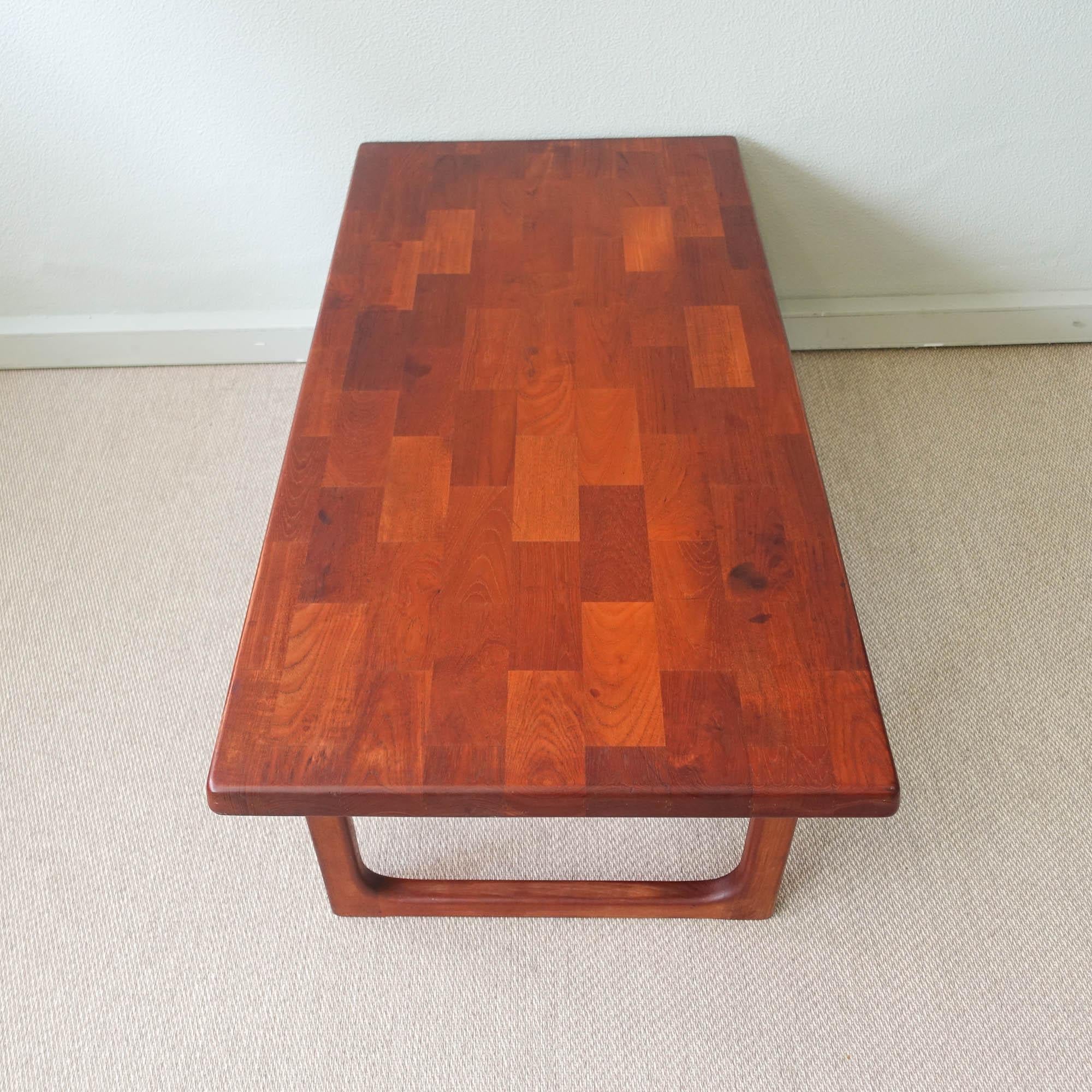 Scandinavian Coffee Table by Niels Bach for Randers Denmark, 1970's For Sale 2