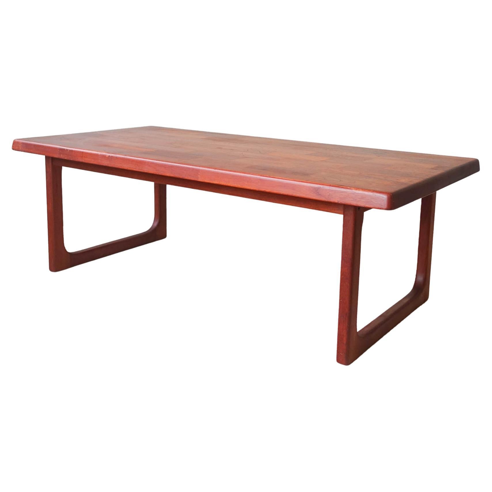 Scandinavian Coffee Table by Niels Bach for Randers Denmark, 1970's For Sale