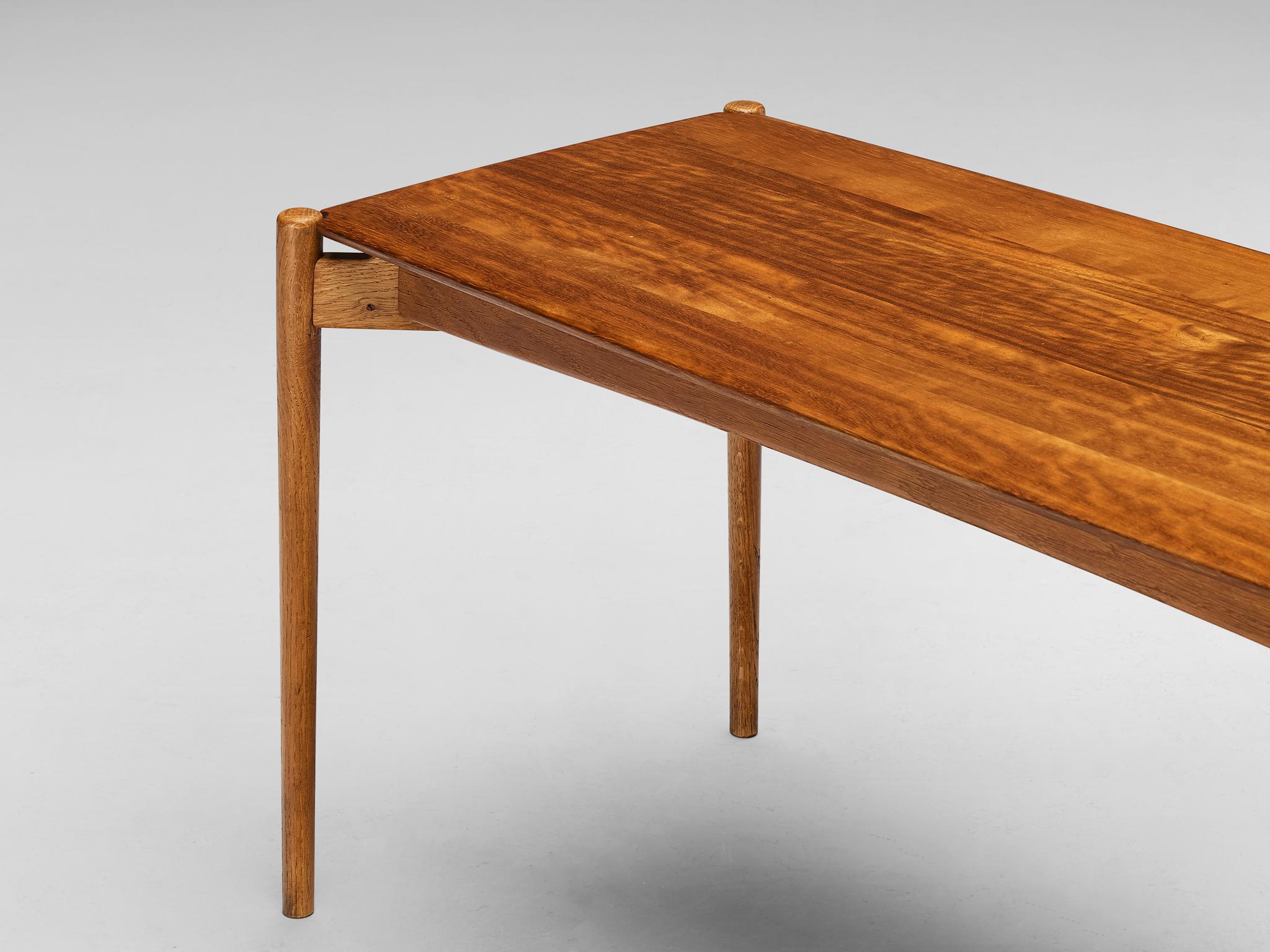 Scandinavian Coffee Table in Mahogany and Afrormosia For Sale 3