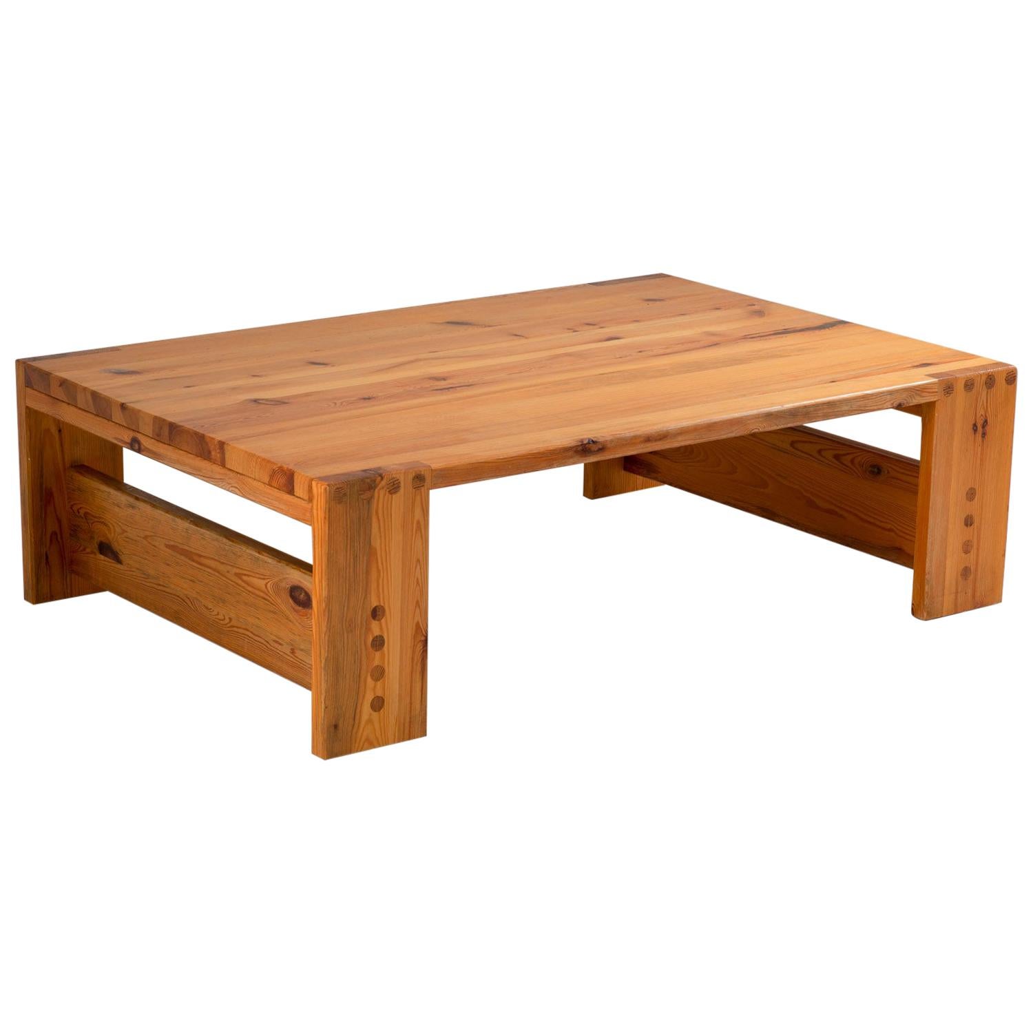 Scandinavian Coffee Table in Pine by Sven Larsson