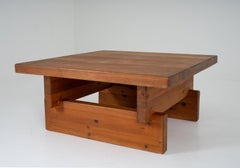 Scandinavian Coffee Table in Solid Pine Model "Säter"