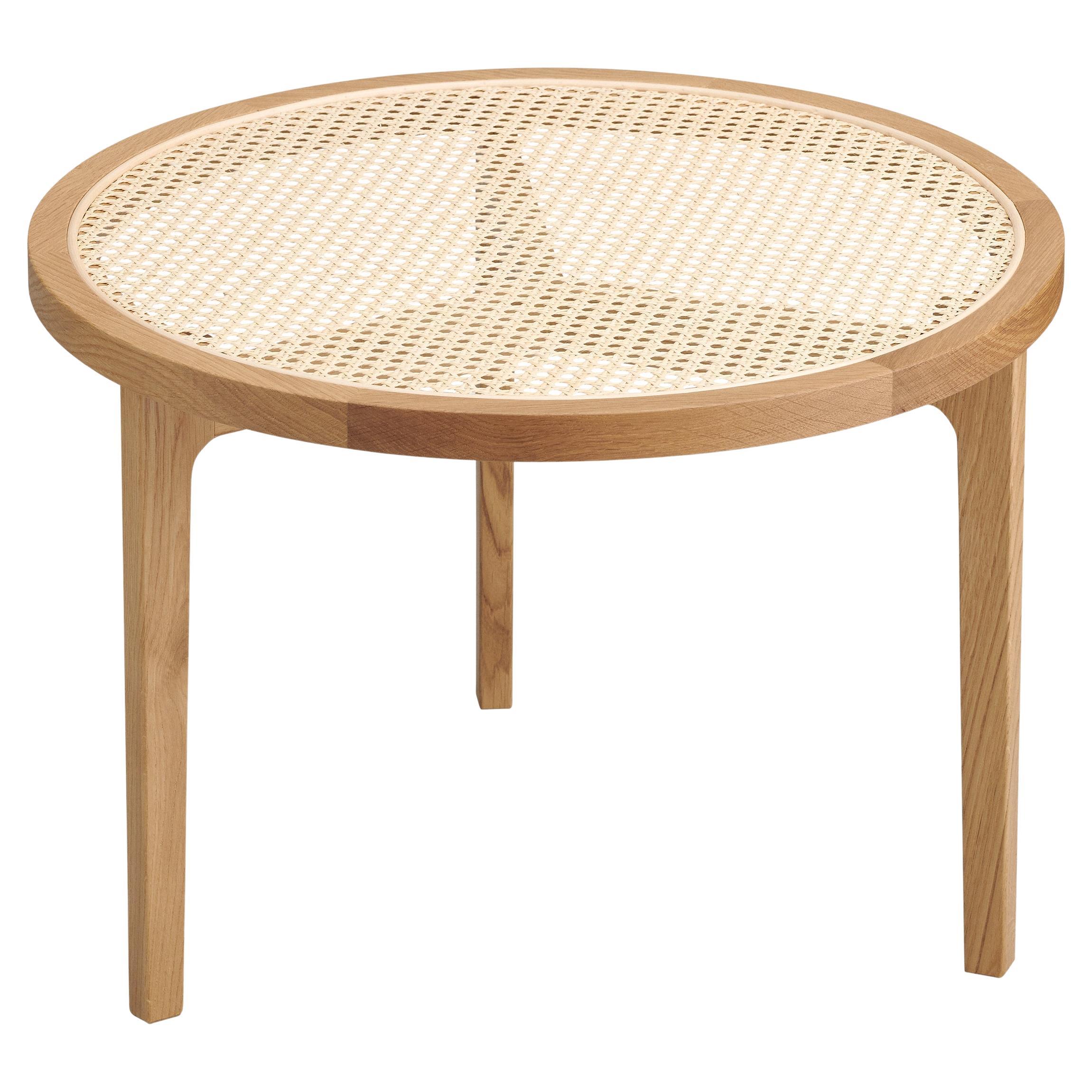 Table basse scandinave 'Le Roi' par Norr11, en chêne naturel en vente