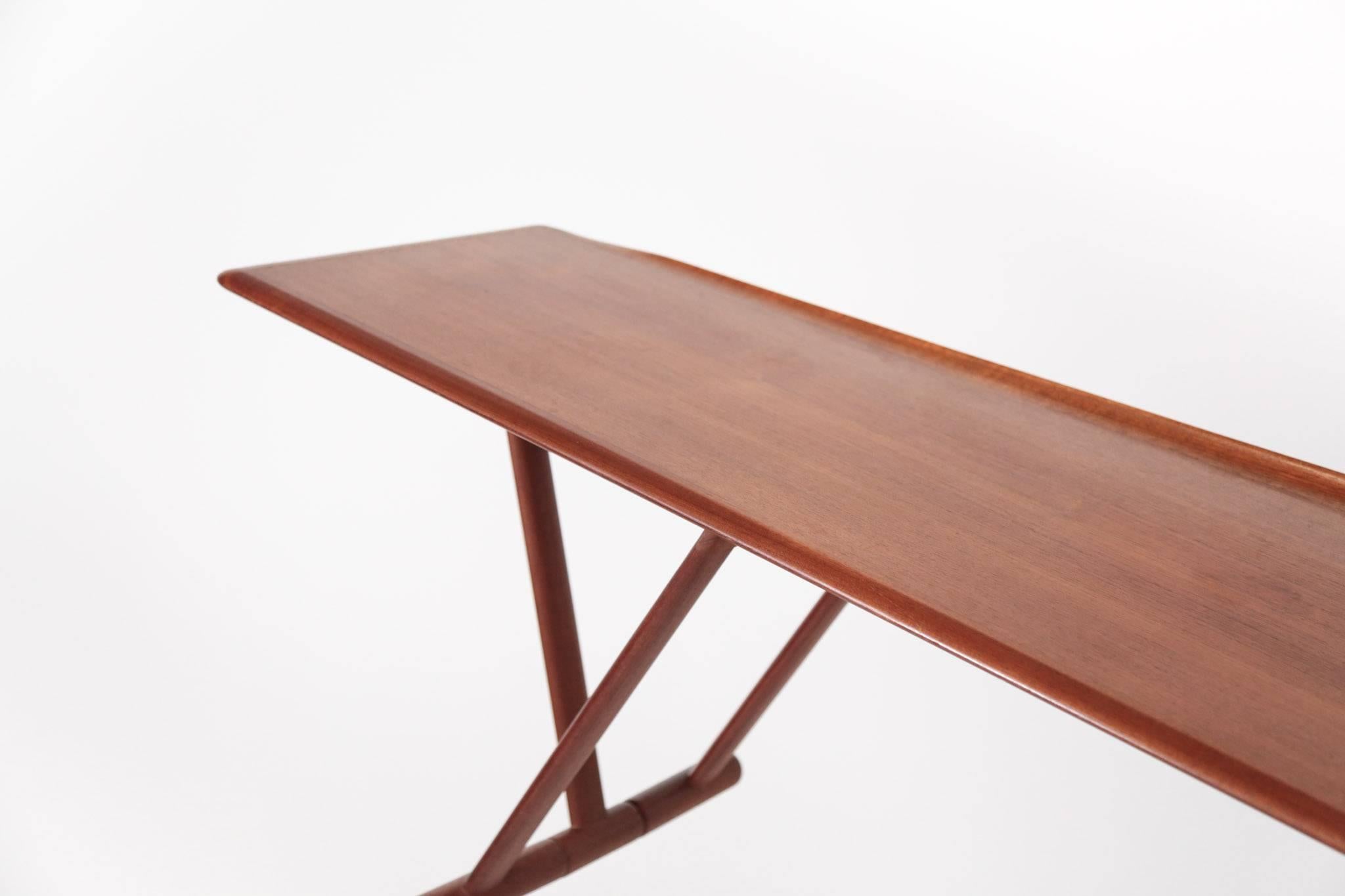 Scandinavian Coffee Table MK Craftsmanship, Teak, 1960s For Sale 3