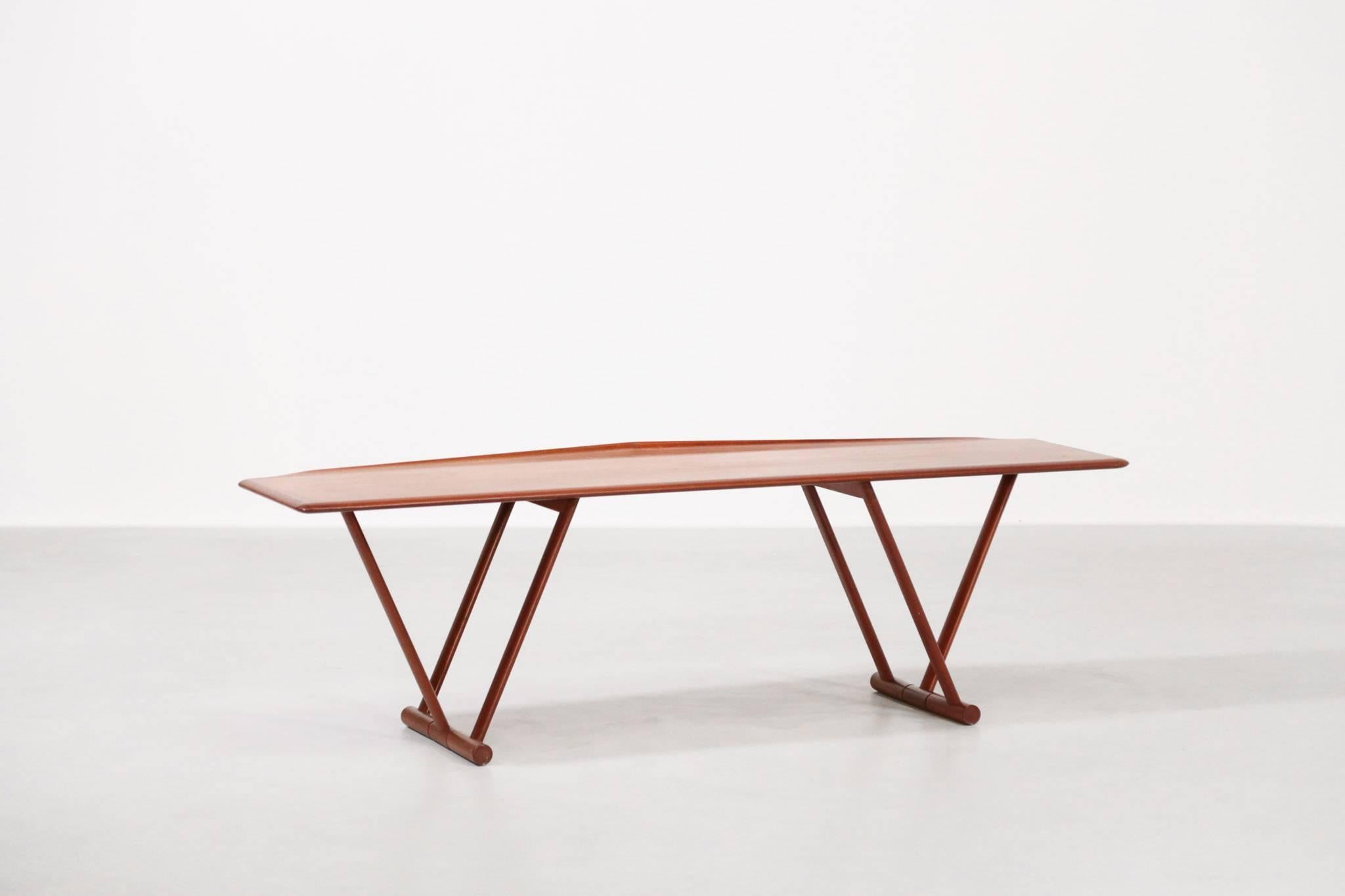 Scandinavian Modern Scandinavian Coffee Table MK Craftsmanship, Teak, 1960s