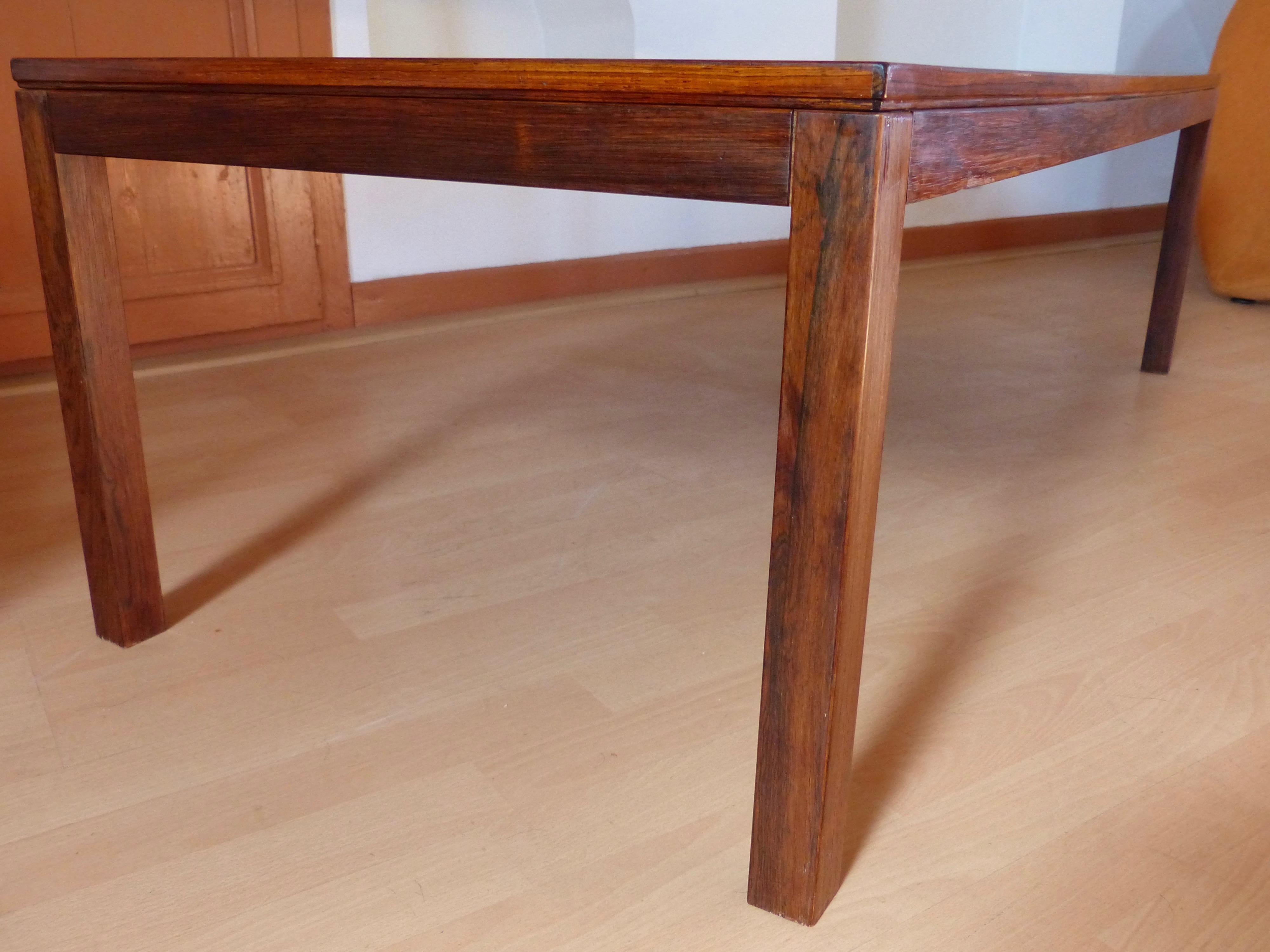 Scandinavian Coffee Table Rosewood For Sale 1
