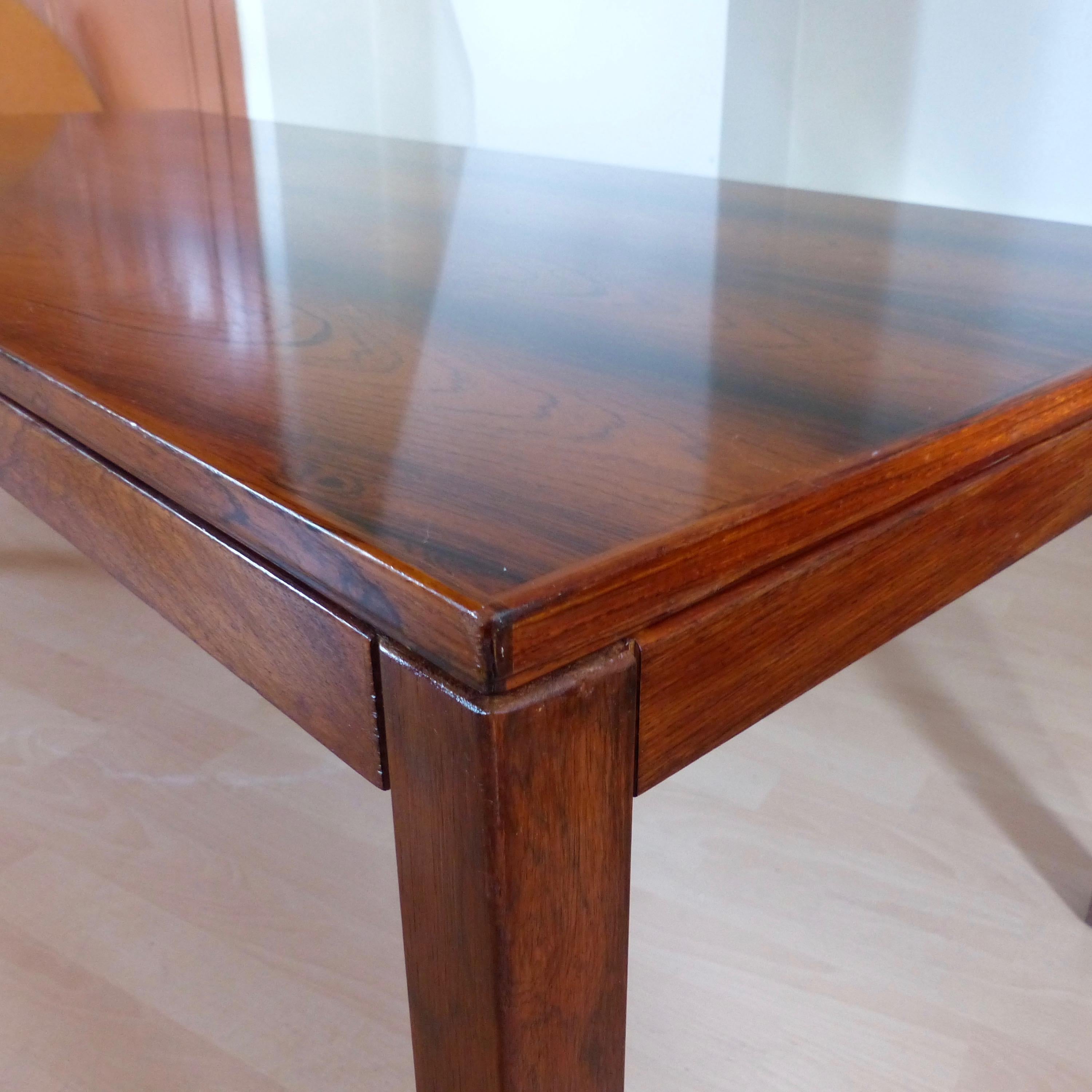 Scandinavian Coffee Table Rosewood For Sale 2