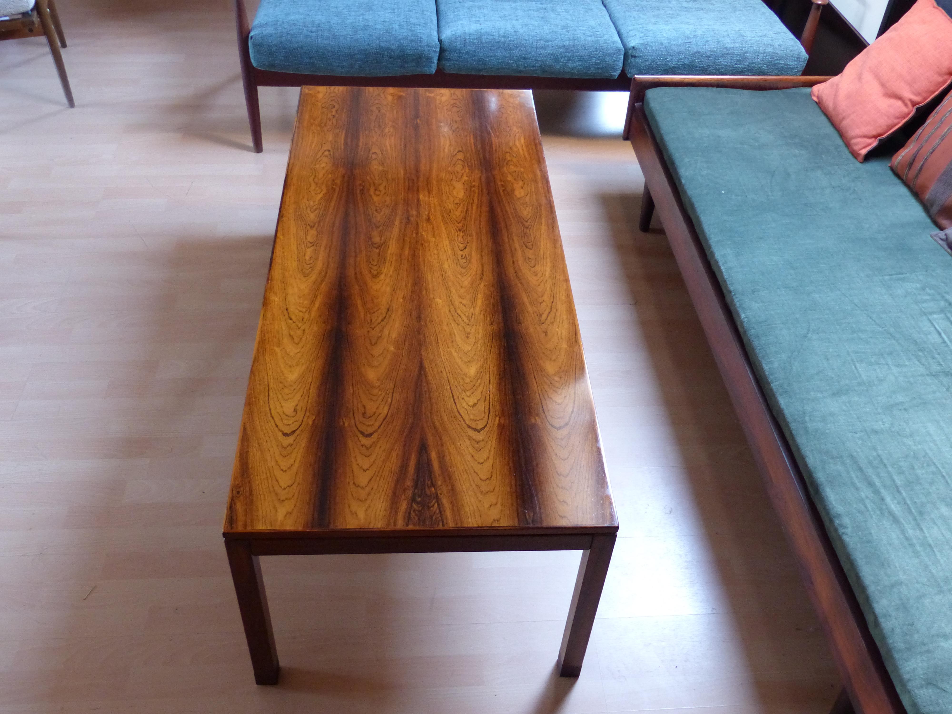 Scandinavian Coffee Table Rosewood For Sale 3