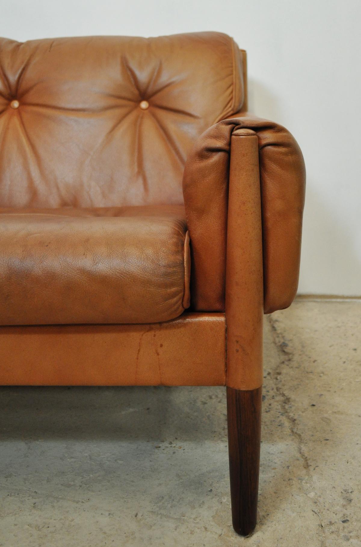 scandinavian leather sofa