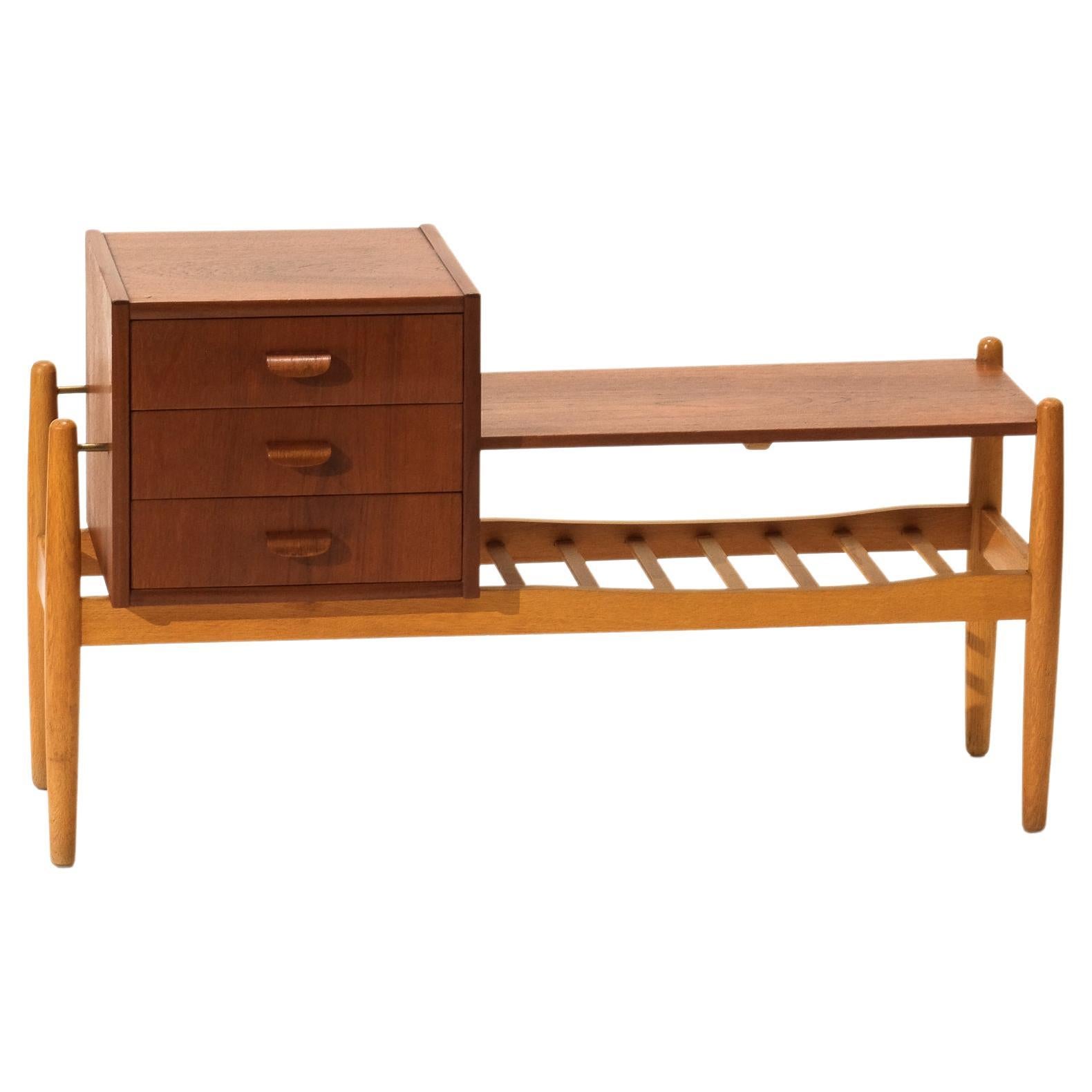 Scandinavian Console Table/Bench 'Spectrum' by Arne Wahl Iversen, 1960s For Sale