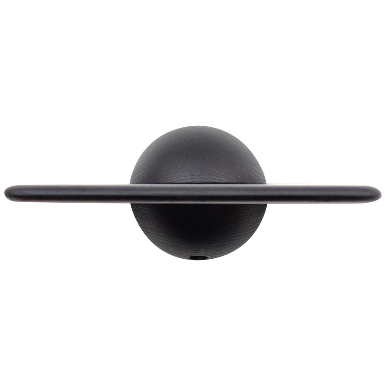 Scandinavian Contemporary Black oil ash Klot 30, Side Table, Shelf