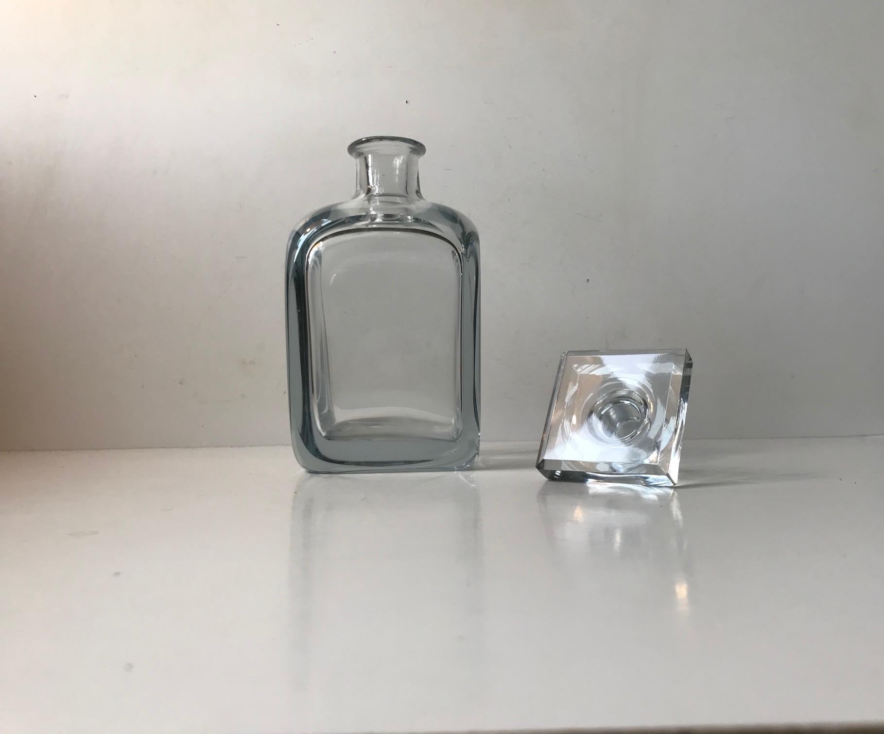 Scandinavian Modern Scandinavian Crystal Decanter by Strömbergshyttan, 1950s