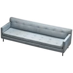 Edward Wormley for Dunbar Sofa in Light Blue Upholstery 