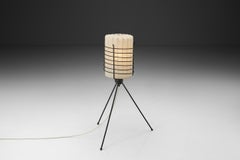 Scandinavian Cylindrical Tripod Floor Lamp, Scandinavia 1950s