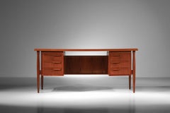Scandinavian Danish desk in teak