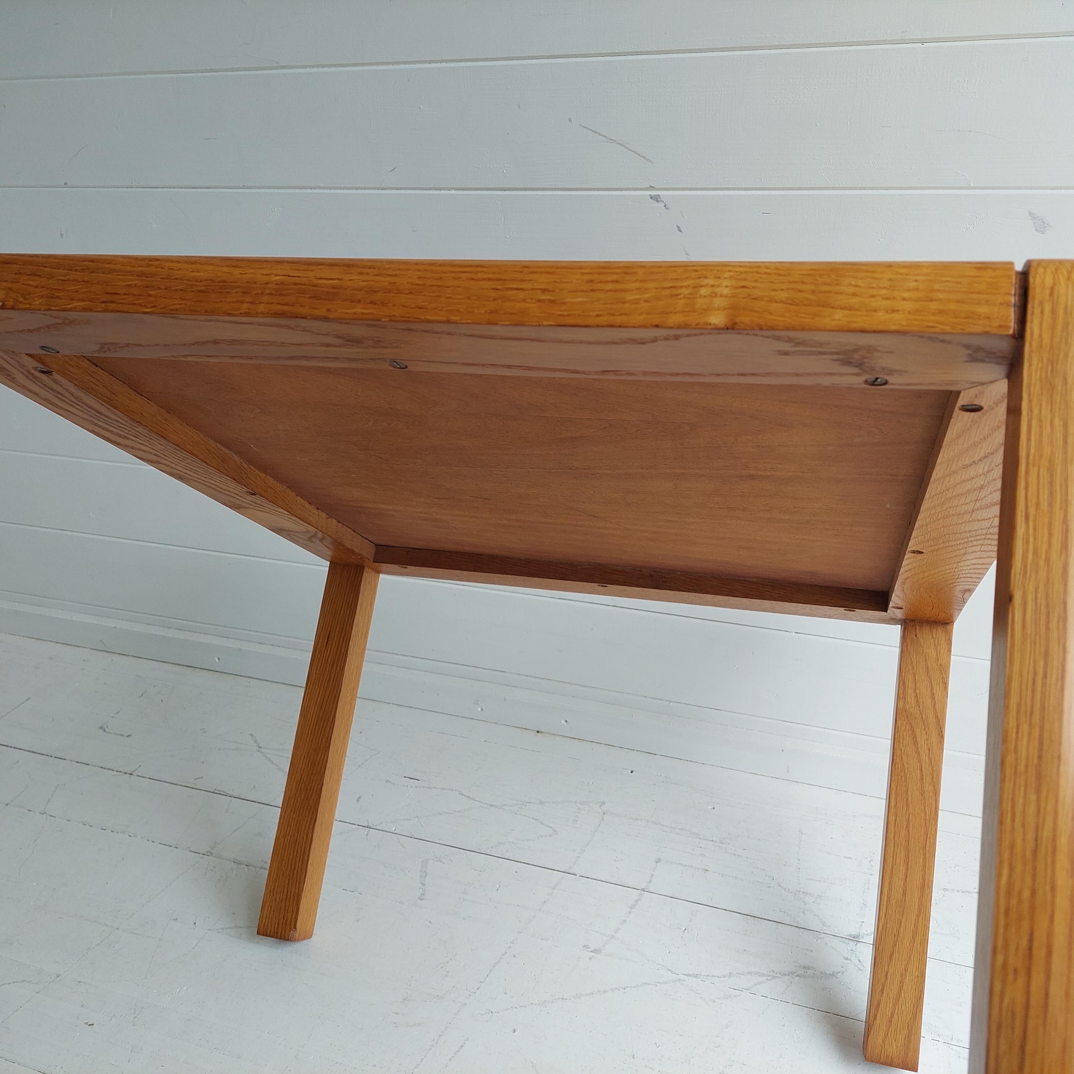 Scandinavian Danish Oak End / Coffee Table 1960s Gangsø Møbler Style 4
