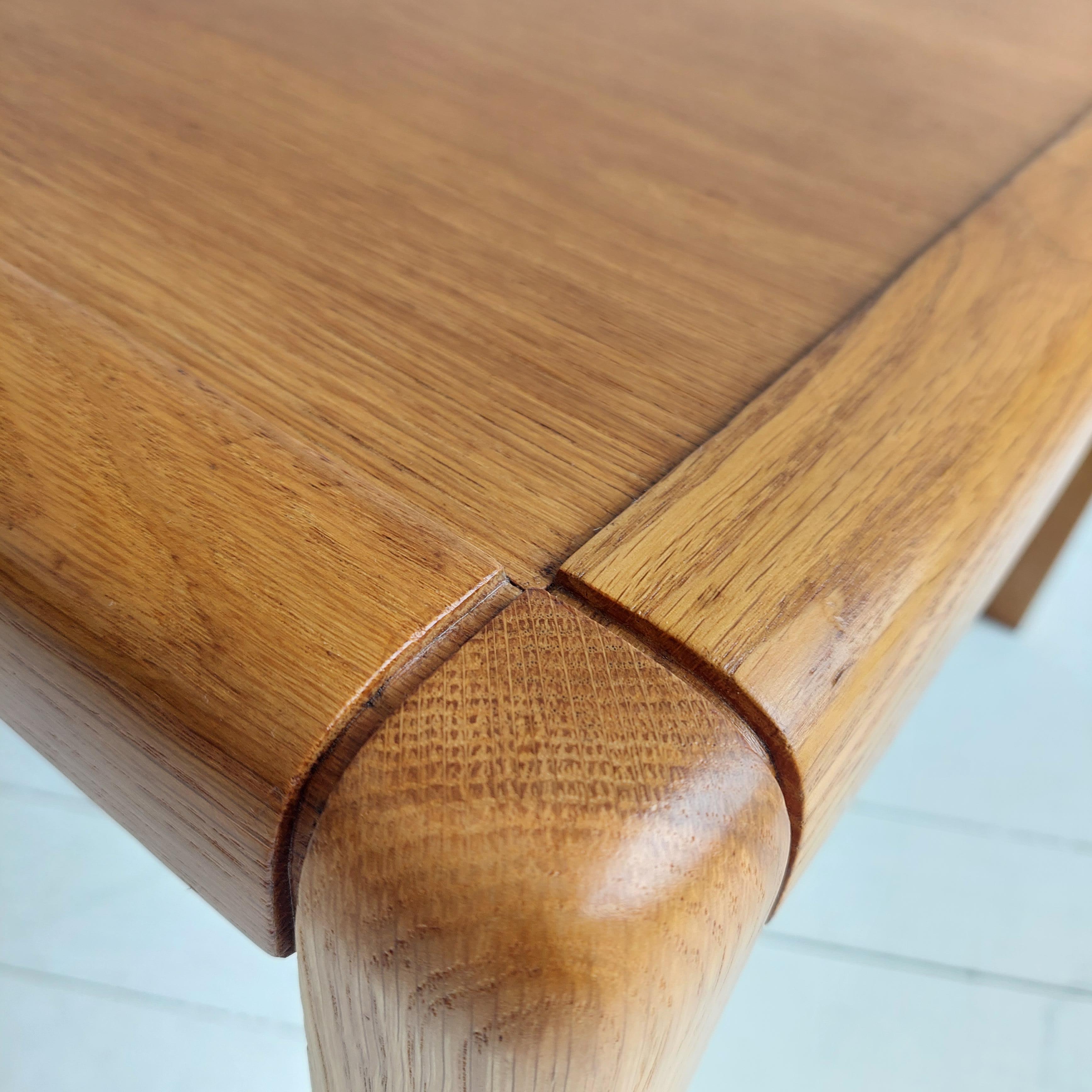 Scandinavian Danish Oak End / Coffee Table 1960s Gangsø Møbler Style In Excellent Condition In Leamington Spa, GB