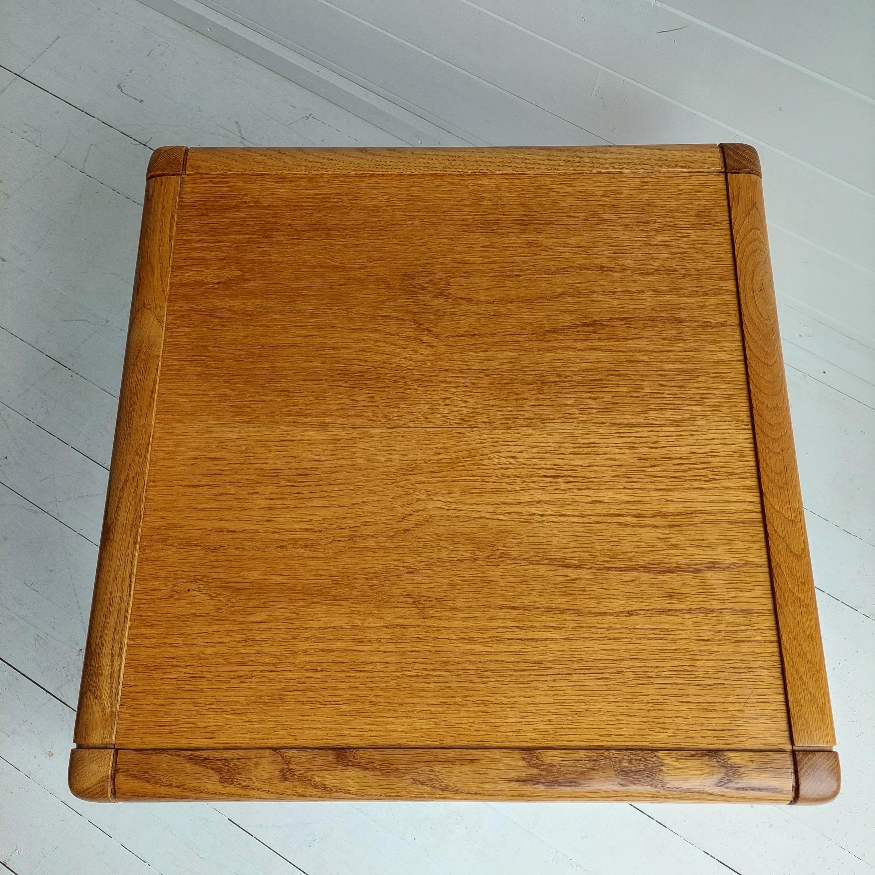 Scandinavian Danish Oak End / Coffee Table 1960s Gangsø Møbler Style 2