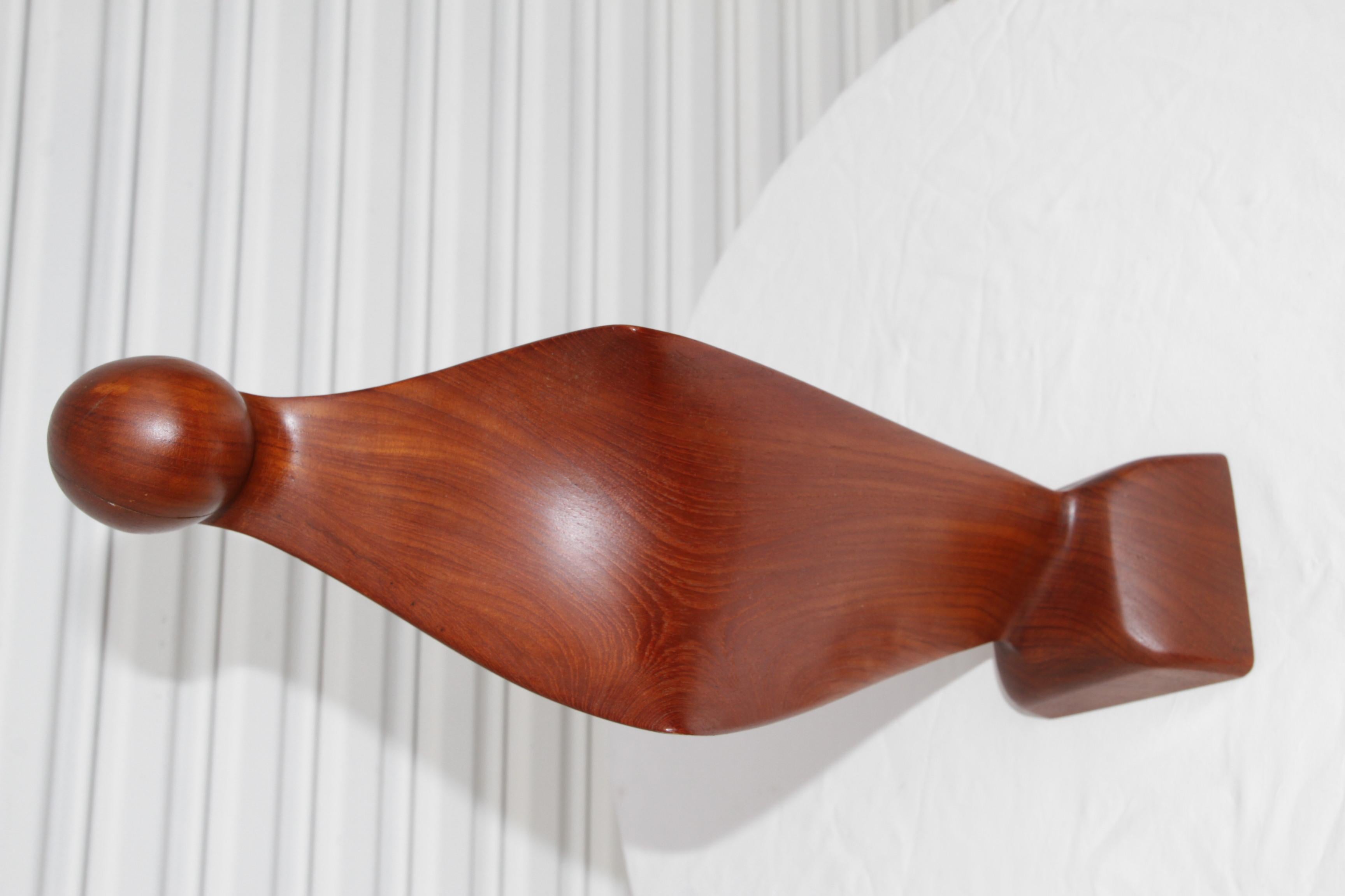 Vierge Marie Madonna scandinave danoise en bois de teck Milieu du siècle MCM Simon Randers en vente 1