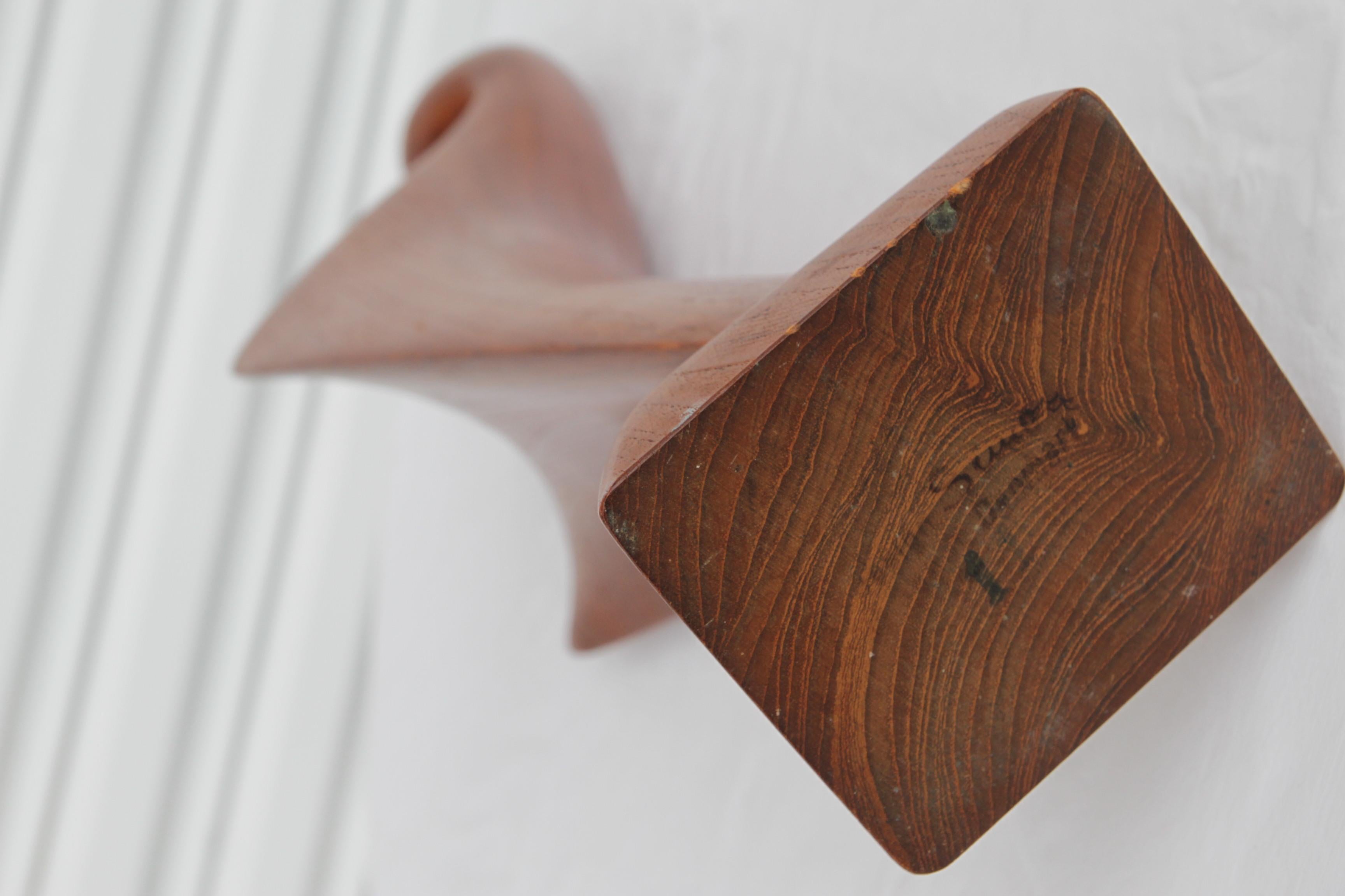 Vierge Marie Madonna scandinave danoise en bois de teck Milieu du siècle MCM Simon Randers en vente 3