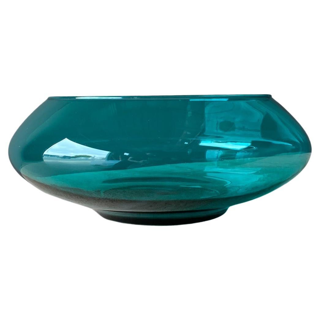 Scandinavian Decorative Art Glass Bowl