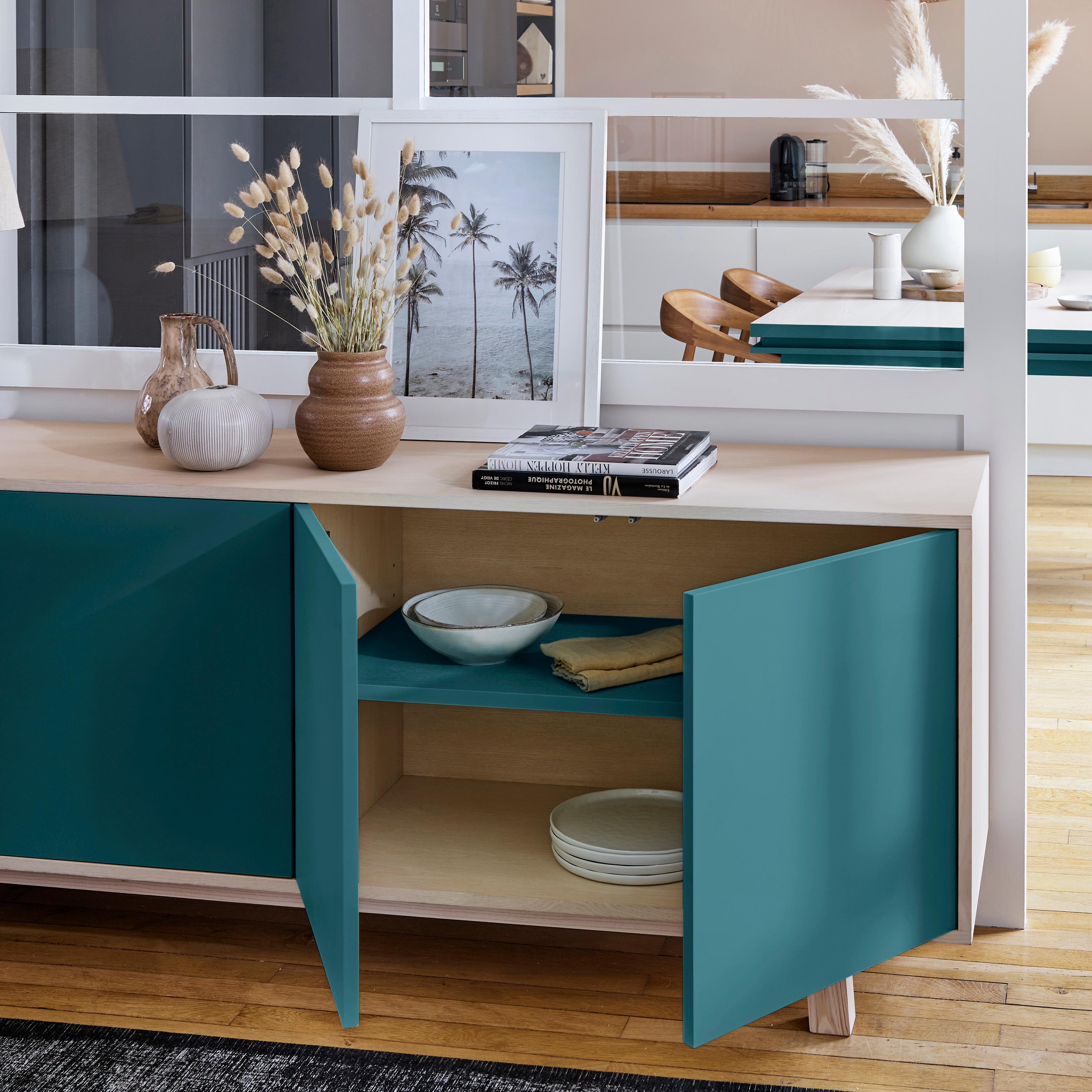 scandinavian 4 door sideboard