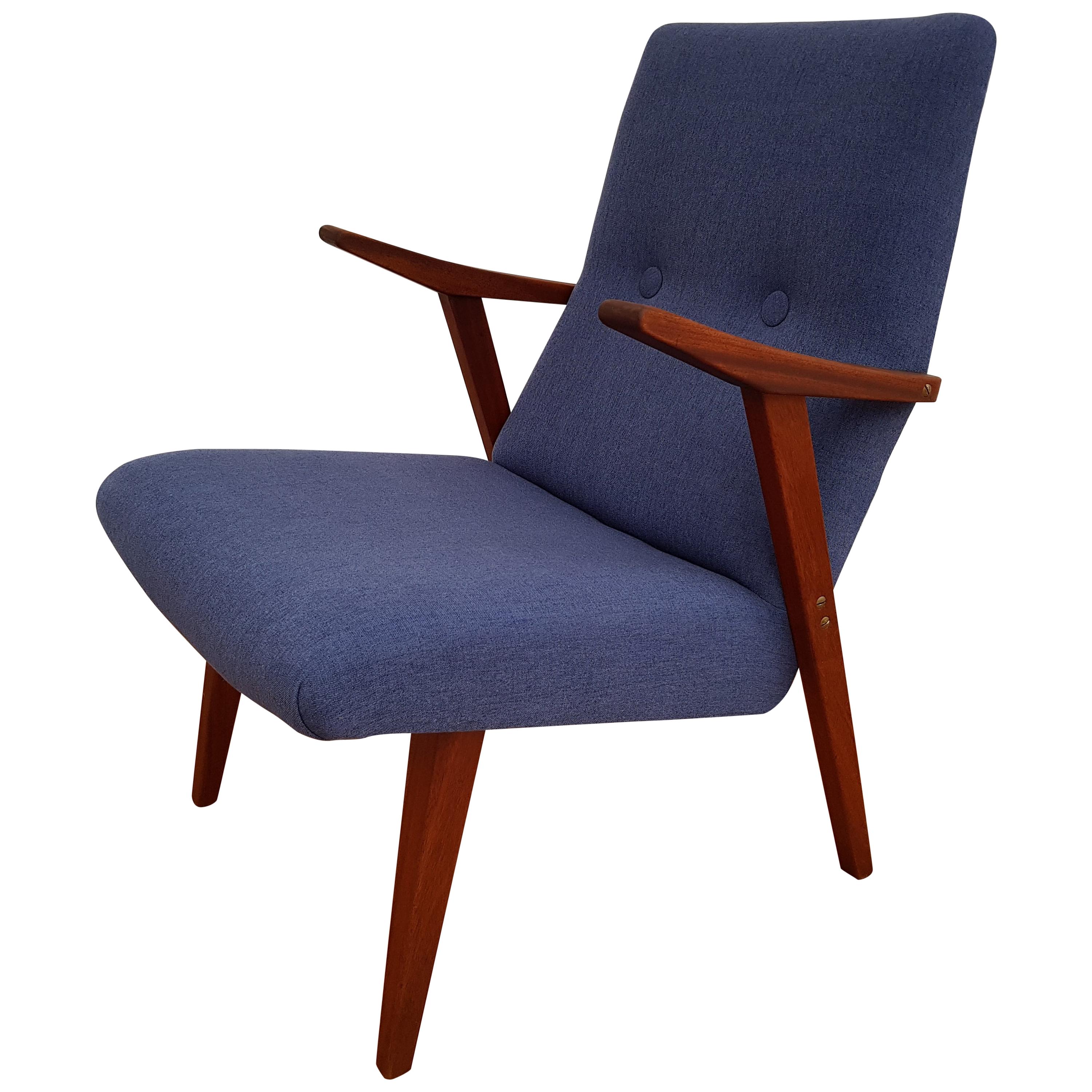 Scandinavian Design, Armchair, 1960s, Teakwood, Completely Restored
