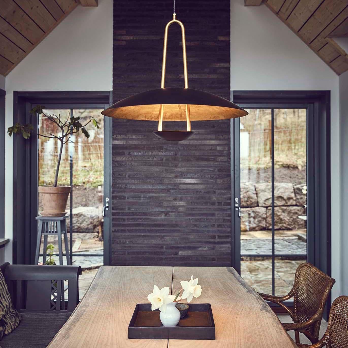 Swedish Scandinavian Design Ceiling Lamp, Johan Carpner Satellit 55 by Konsthantverk For Sale