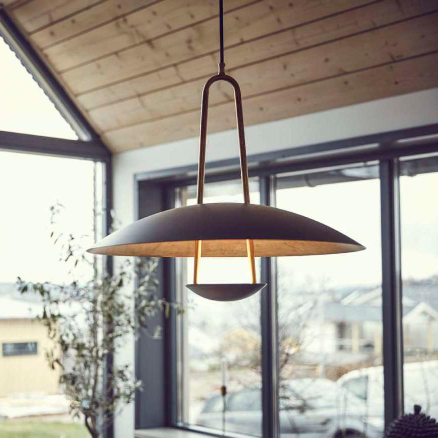Contemporary Scandinavian Design Ceiling Lamp, Johan Carpner Satellit 55 by Konsthantverk For Sale