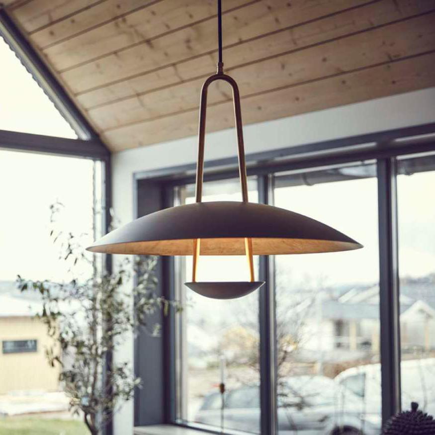 XXI secolo e contemporaneo Lampada da soffitto di design scandinavo, Johan Carpner Satellit 55 di Konsthantverk in vendita