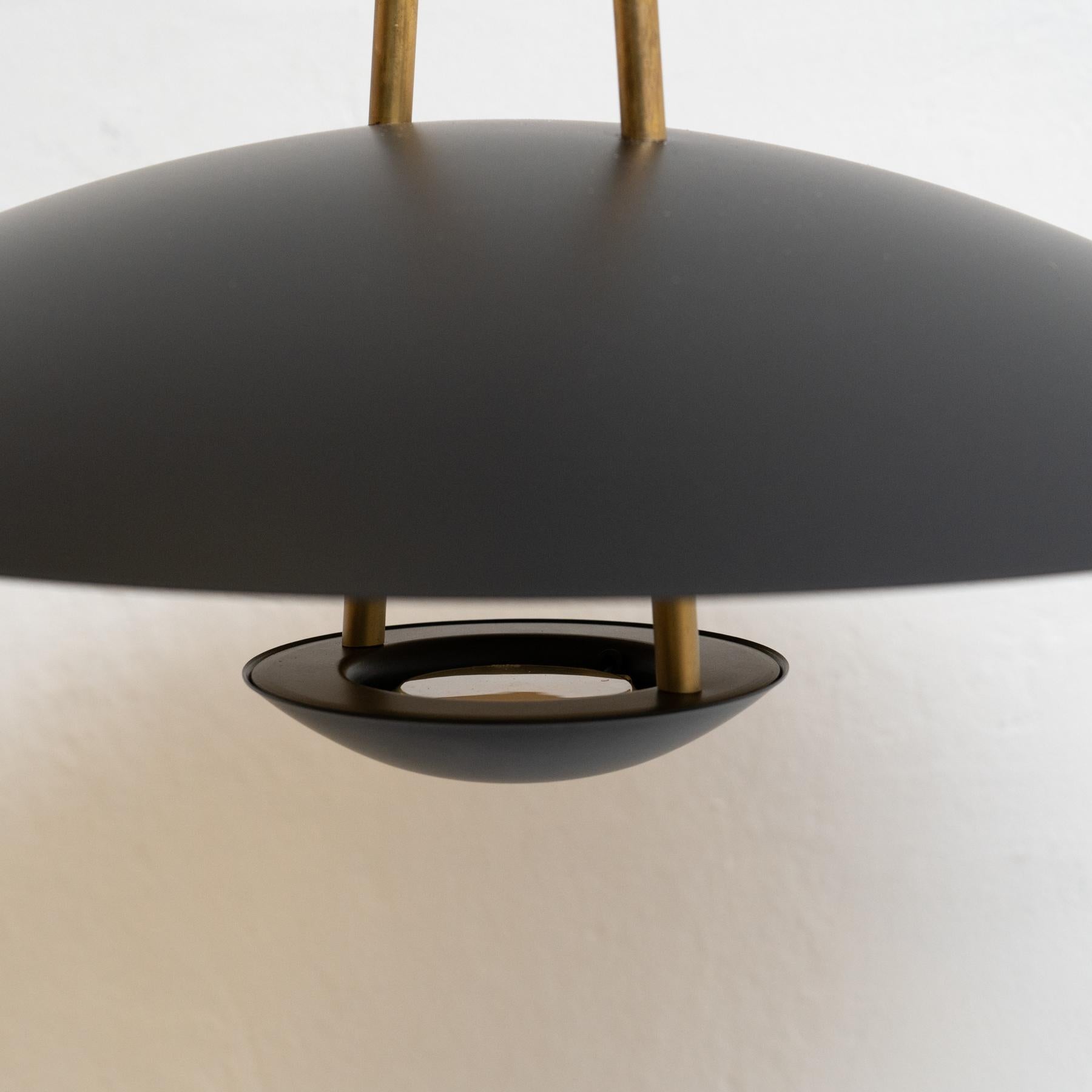 Brass Scandinavian Design Ceiling Lamp, Johan Carpner Satellit 55 by Konsthantverk For Sale