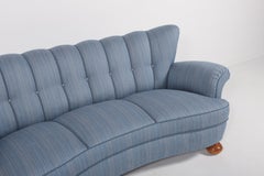 Scandinavian design curved sofa, 1940’s Sweden