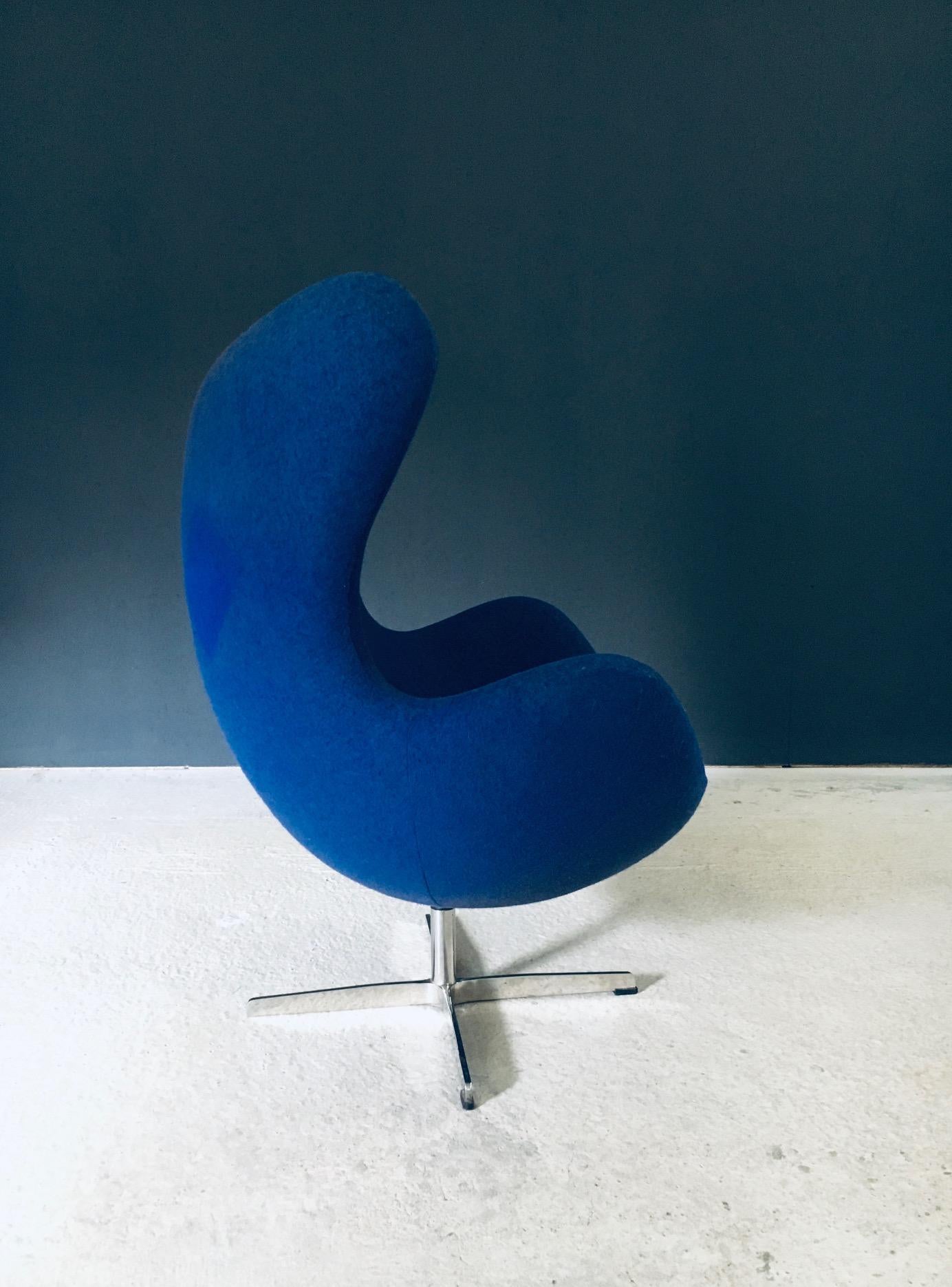 Scandinavian Design Egg Chair by Arne Jacobsen, Denmark 1970's Bon état - En vente à Oud-Turnhout, VAN