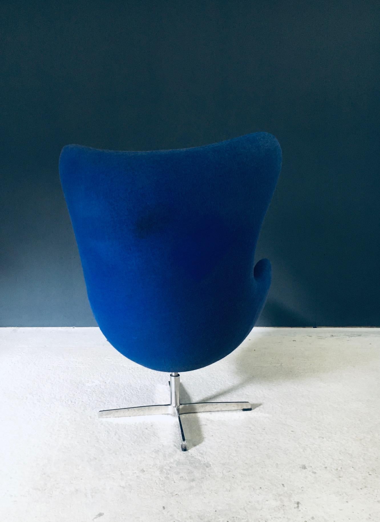 Laine Scandinavian Design Egg Chair by Arne Jacobsen, Denmark 1970's en vente