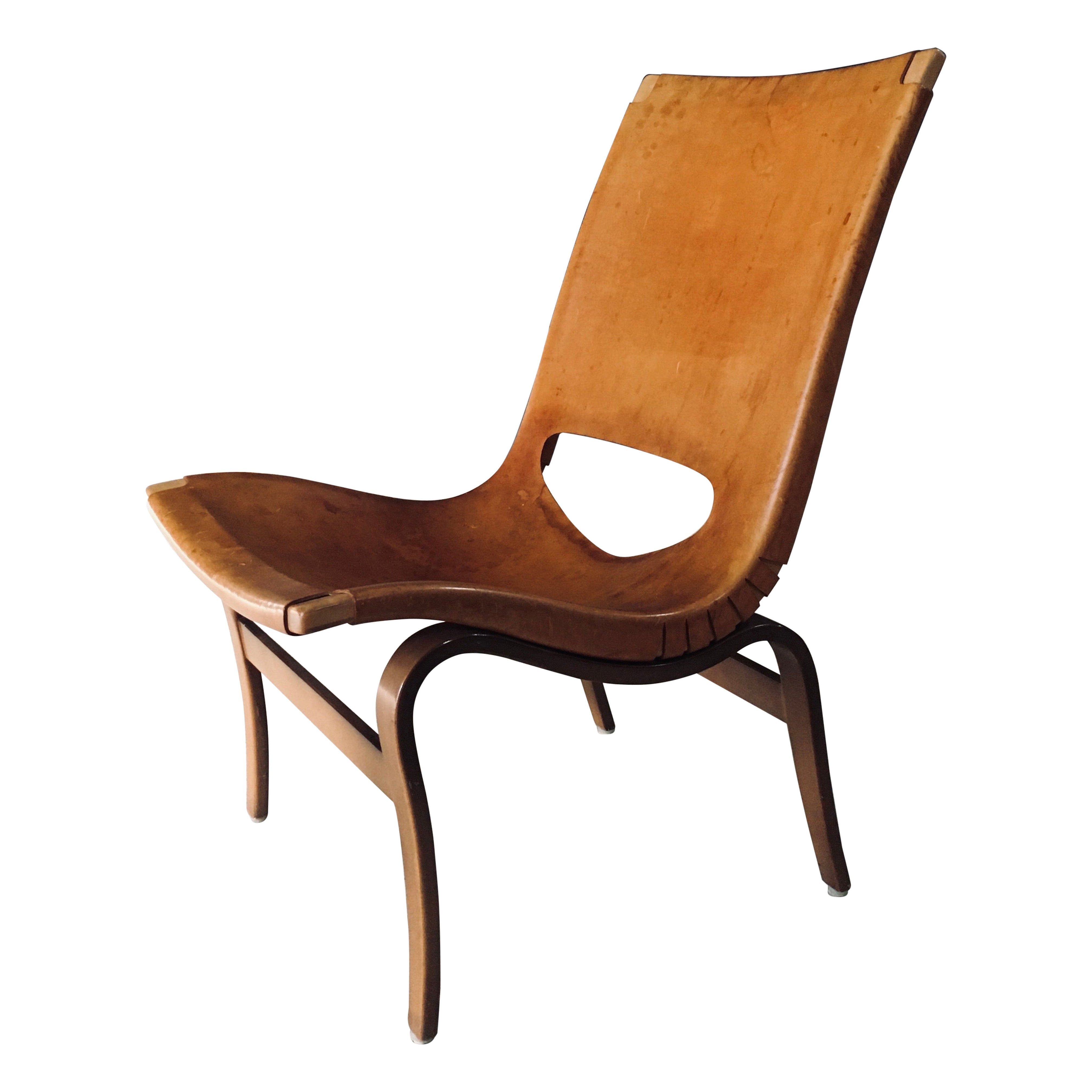 Scandinavian Design 'Eva' Easy Chair by Bruno Mathsson, Sweden 1960's