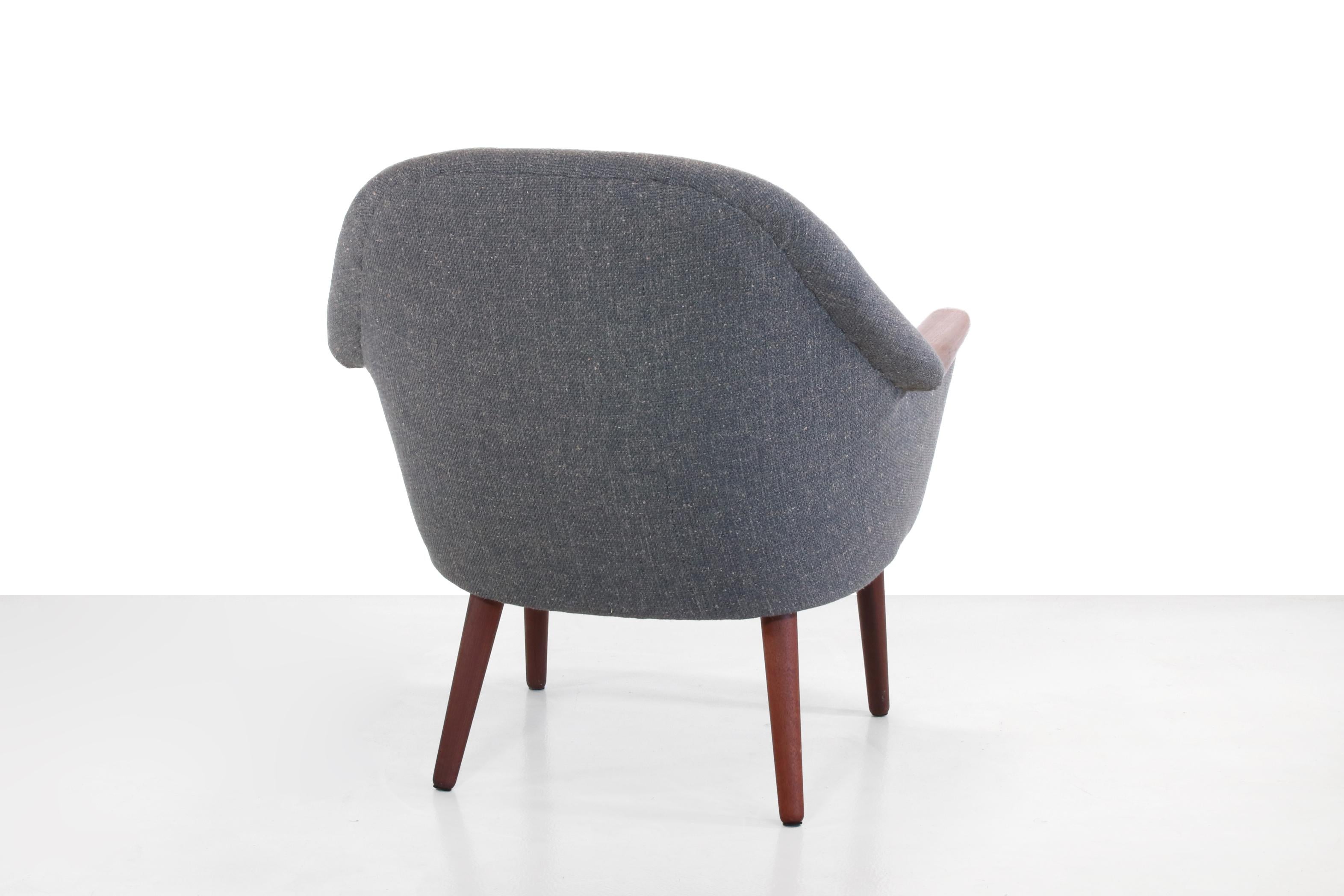 XX secolo Sedia da salotto di design scandinavo nello stile di Nanna Ditzel, Danimarca anni '60 in vendita