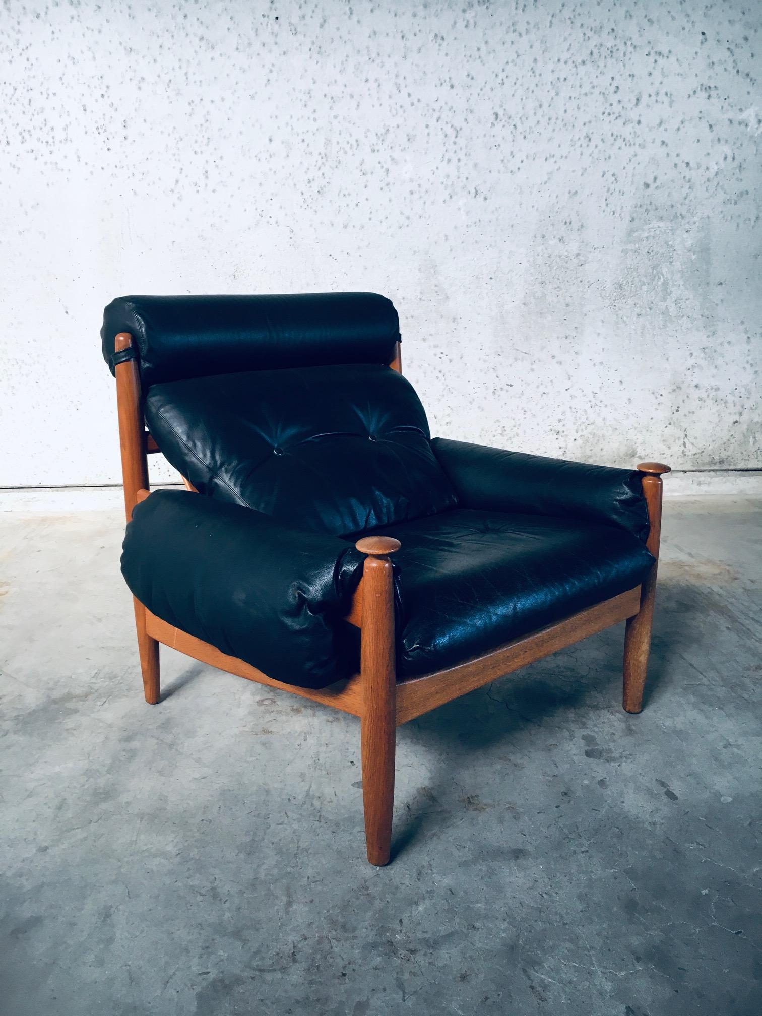 Scandinavian Design Lounge Chairs by Eric Merthen for Ire Möbler, Sweden 1960's For Sale 1