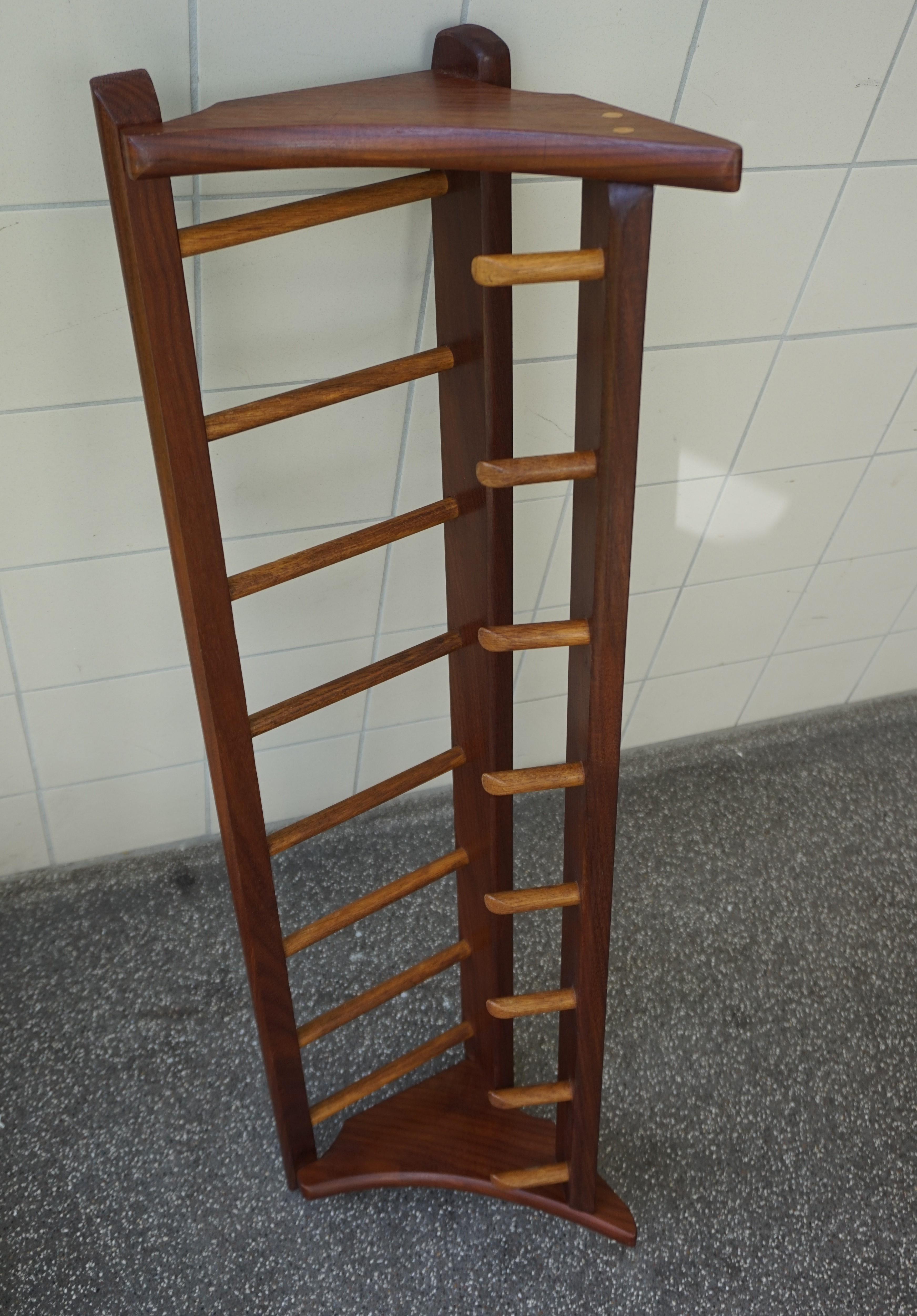 Wandgarderobe aus Teakholz und Eiche im skandinavischen Design der Jahrhundertmitte, 1960er Jahre im Angebot 3