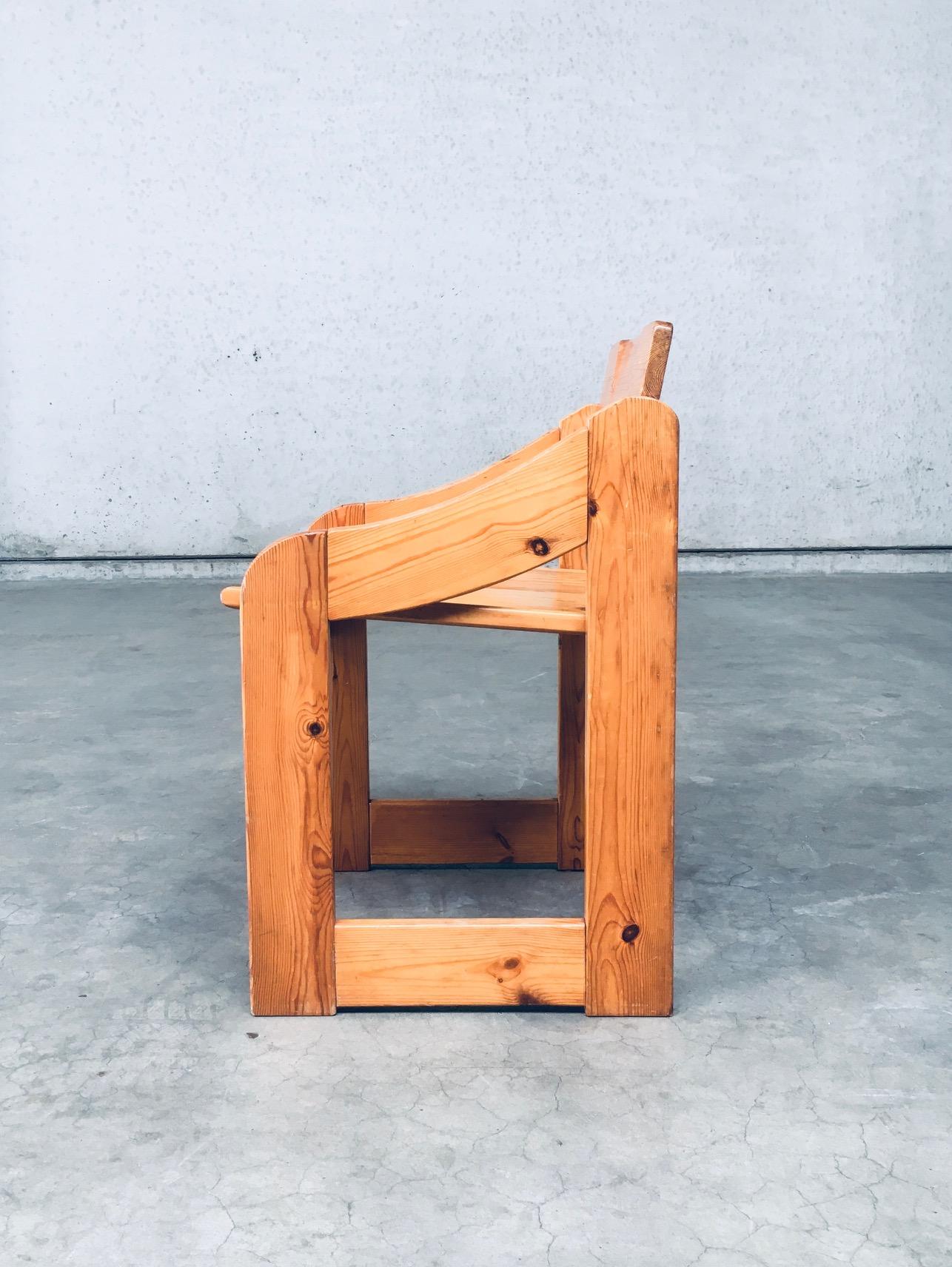 Scandinavian Design Pine Side Chair set, Sweden 1960's For Sale 4