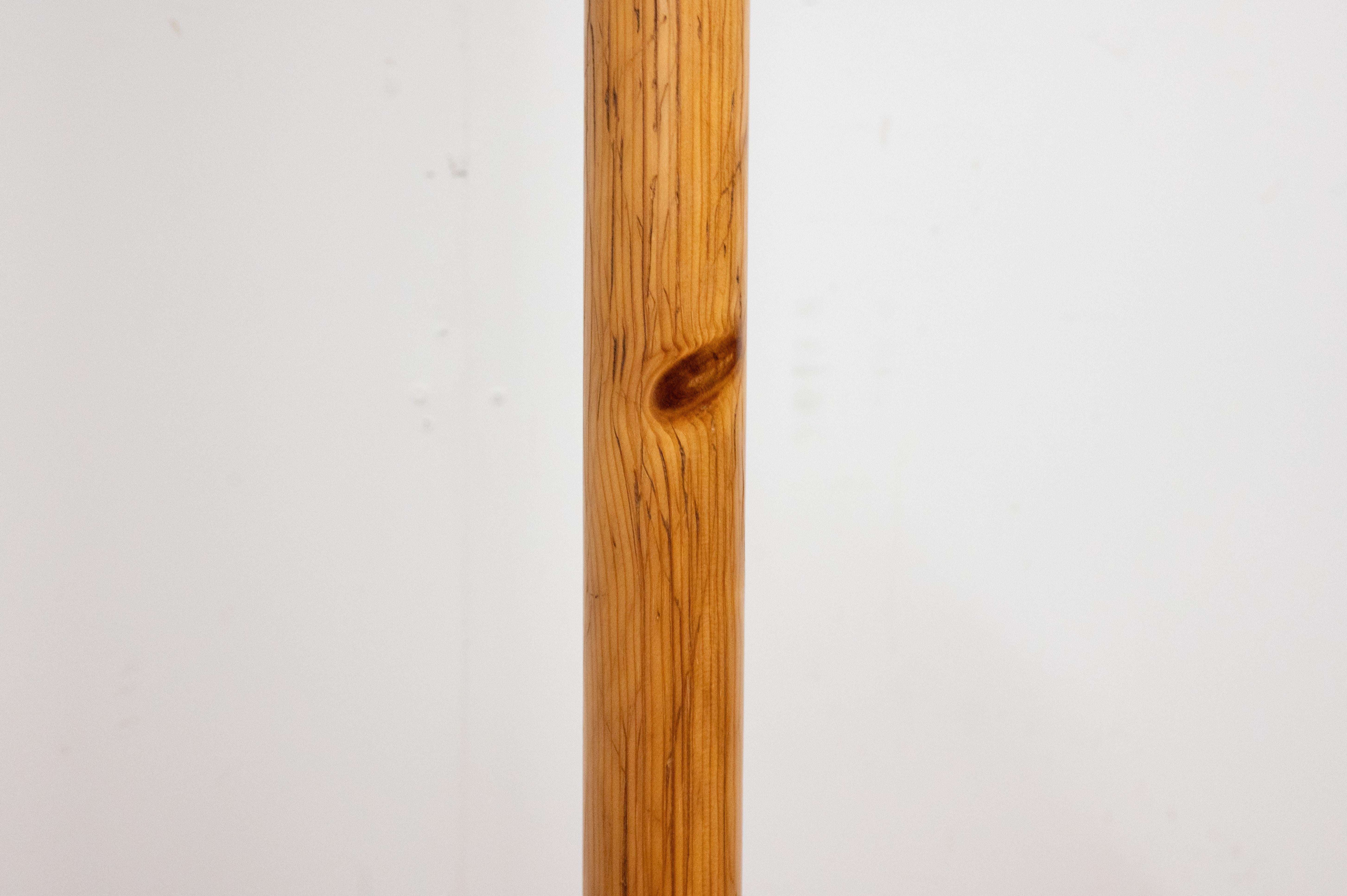 Scandinavian Design Pine Wood Free Standing Coat Rack 1