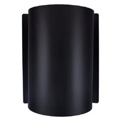 Scandinavian Design, Wall Lamp in Black Lacquered Metal, 1970s