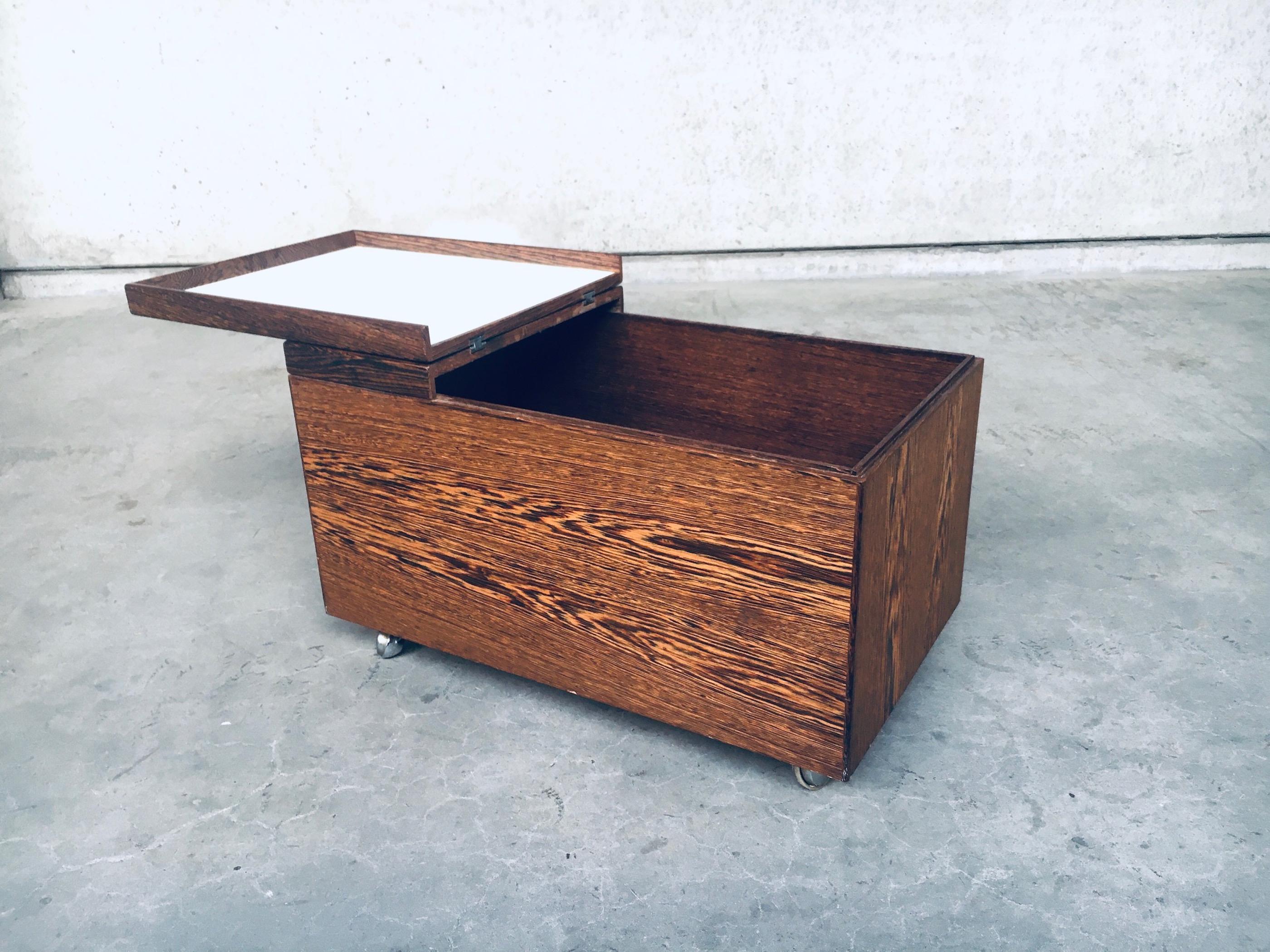 Mid-20th Century Scandinavian Design Wénge Dry Bar by Poul Norreklit for Dyrlund, Denmark 1960's