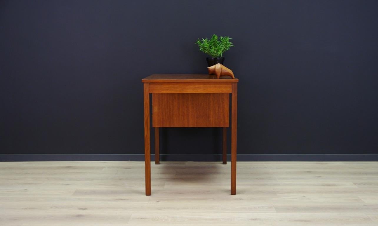 Scandinavian Design Writing Desk Teak Retro 3