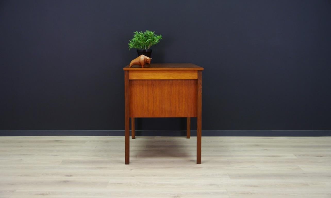 Scandinavian Design Writing Desk Teak Retro 1