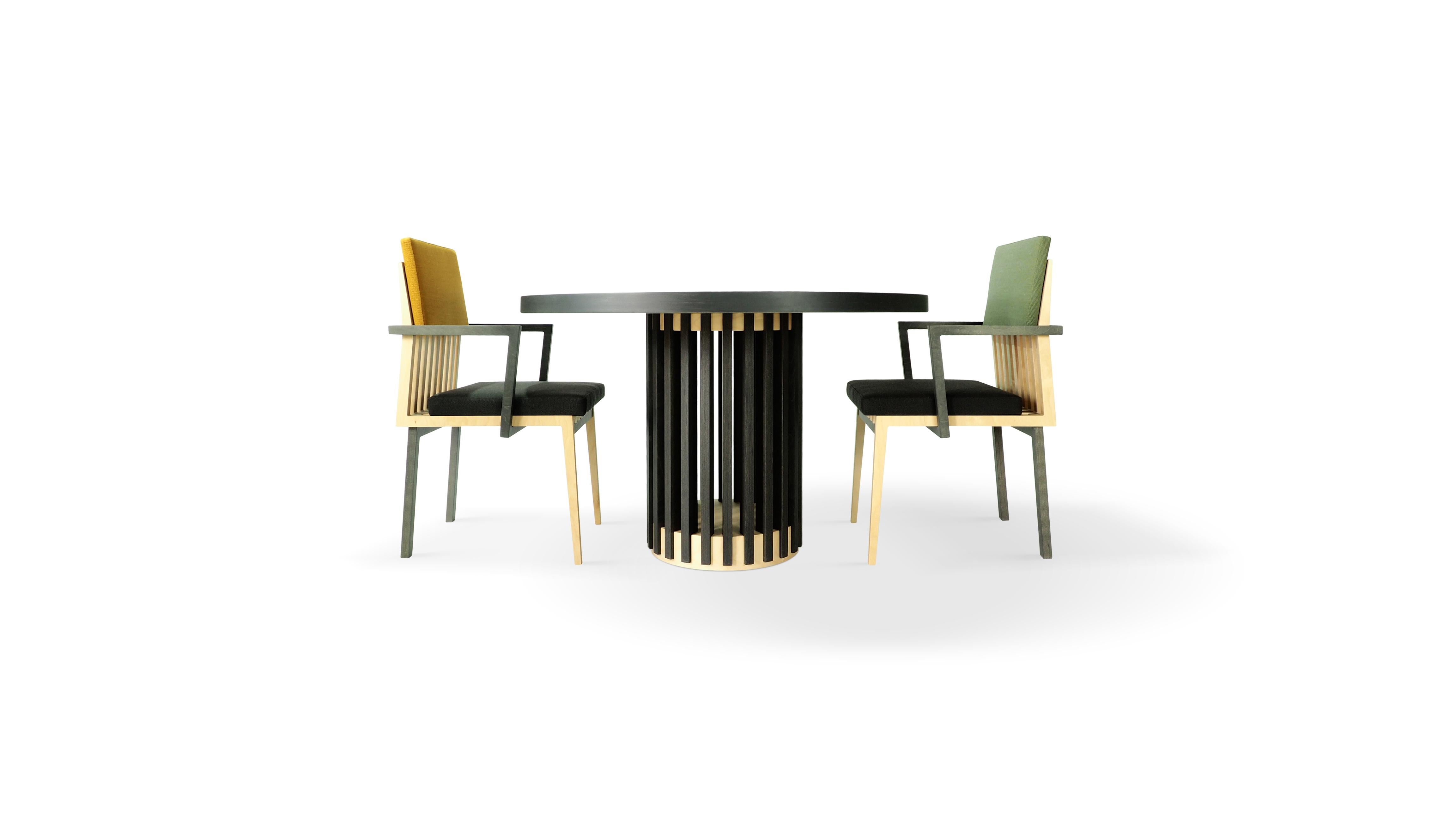 Scandinavian Designer Dining Armchairs For Sale 3